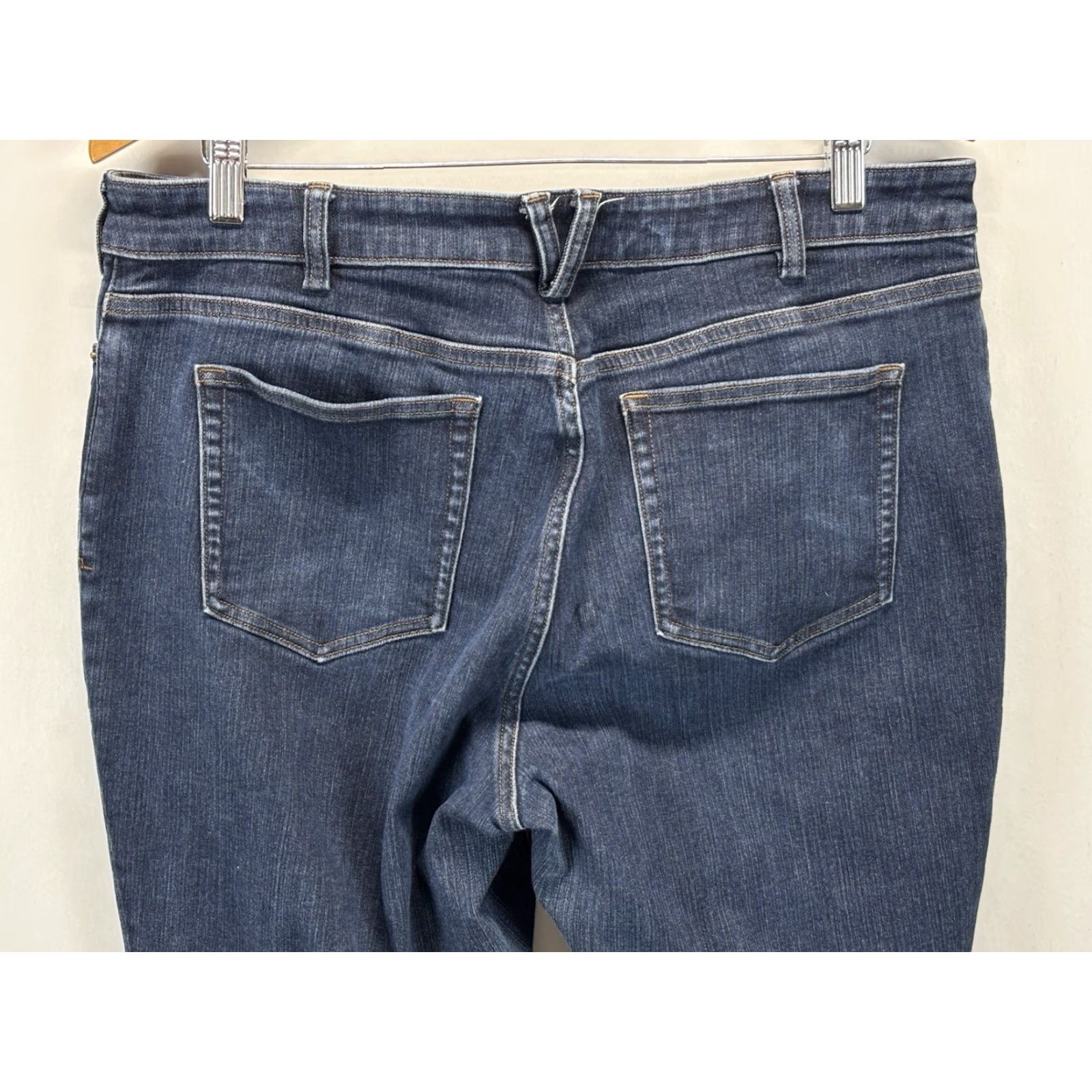 Denime Duluth Jeans Womens 16 Regular Blue Denim Stretch Mid Rise Bootcut Leg Size 38" / US 16 / IT 52 - 4 Thumbnail