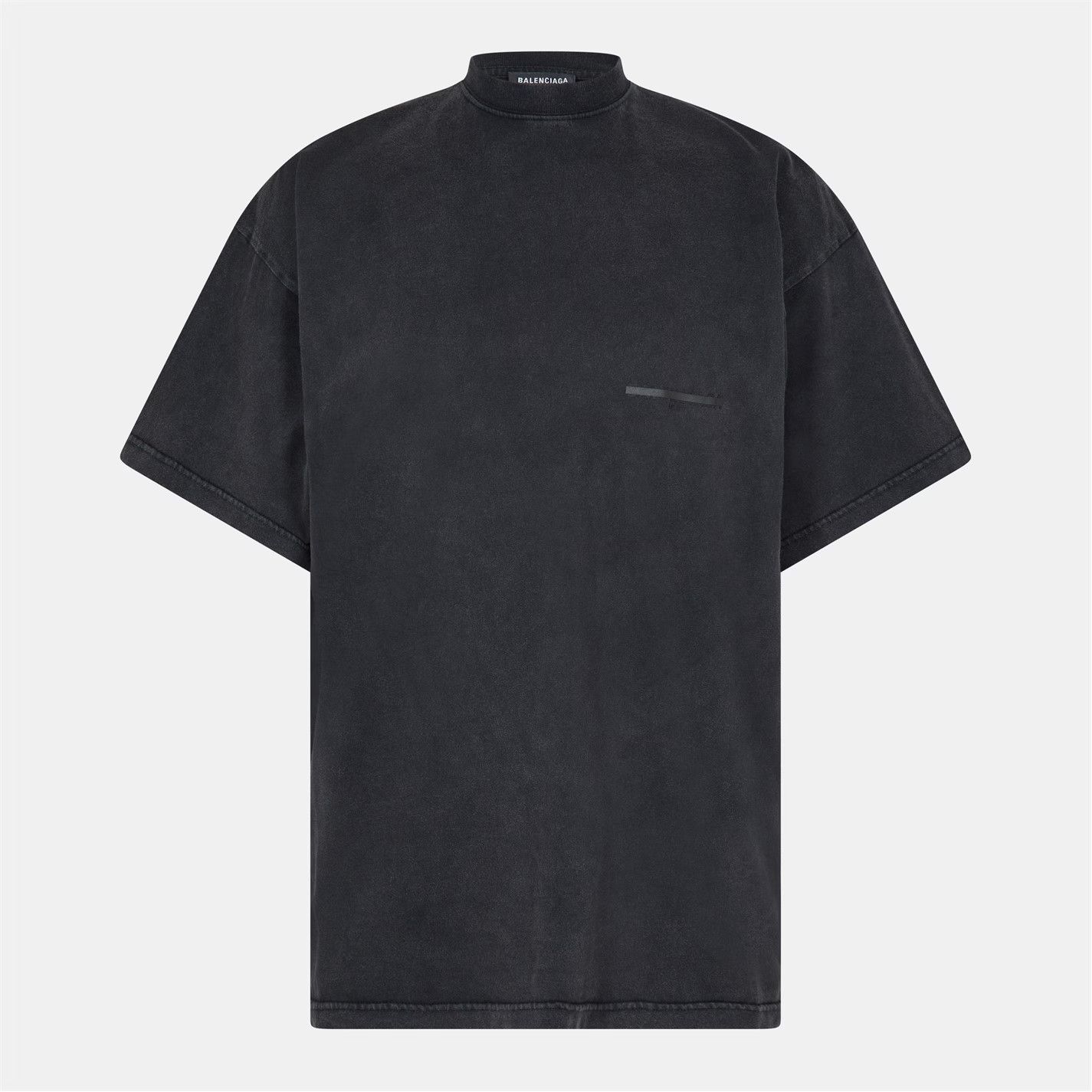 Balenciaga o1g2r1mq0226 Oversized T-Shirt in Washed Black Size US XS / EU 42 / 0 - 1 Thumbnail