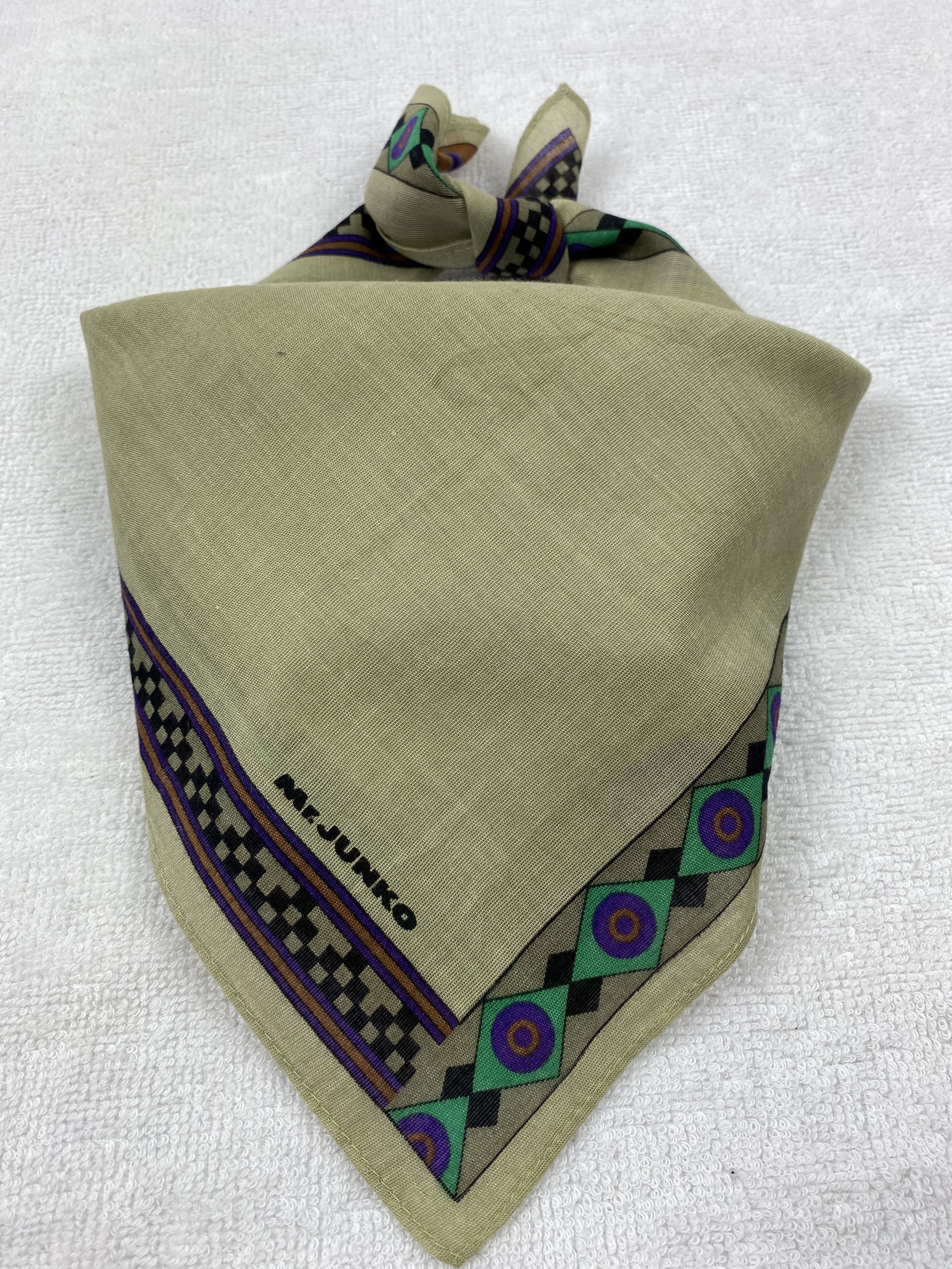 Japanese Brand × Mr. Junko × Vintage Mr. Junko Handkerchief / Bandana / Neckerchief Size ONE SIZE - 2 Thumbnail