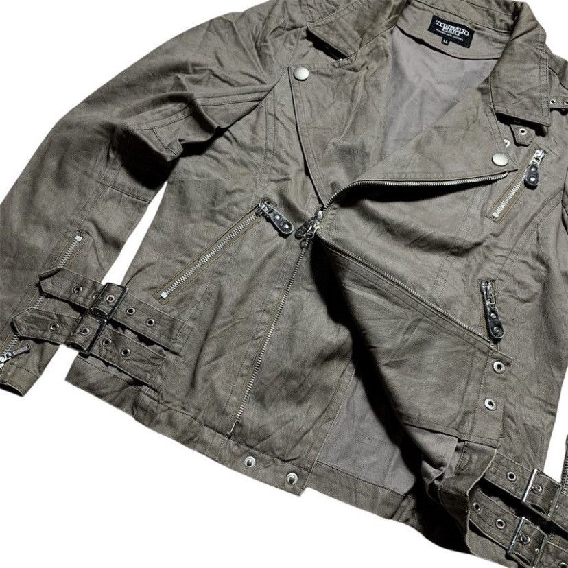Tornado Mart TORNADO MART ASYMMETRICAL BIKER JACKET BONDAGE LGB STYLE Size US L / EU 52-54 / 3 - 9 Thumbnail