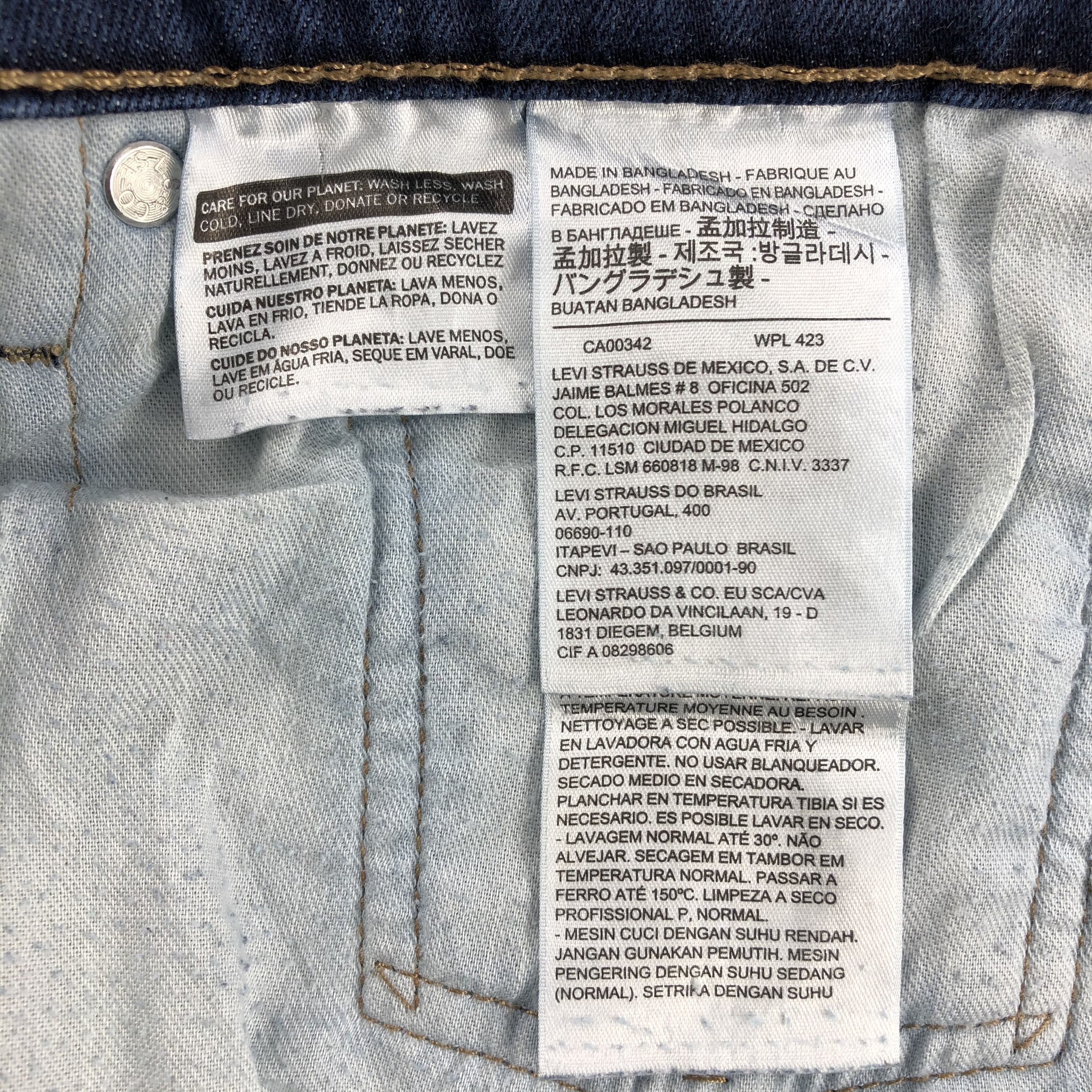 Levi's Vintage Levis 511 Jeans-JM1308 Size US 36 / EU 52 - 10 Thumbnail