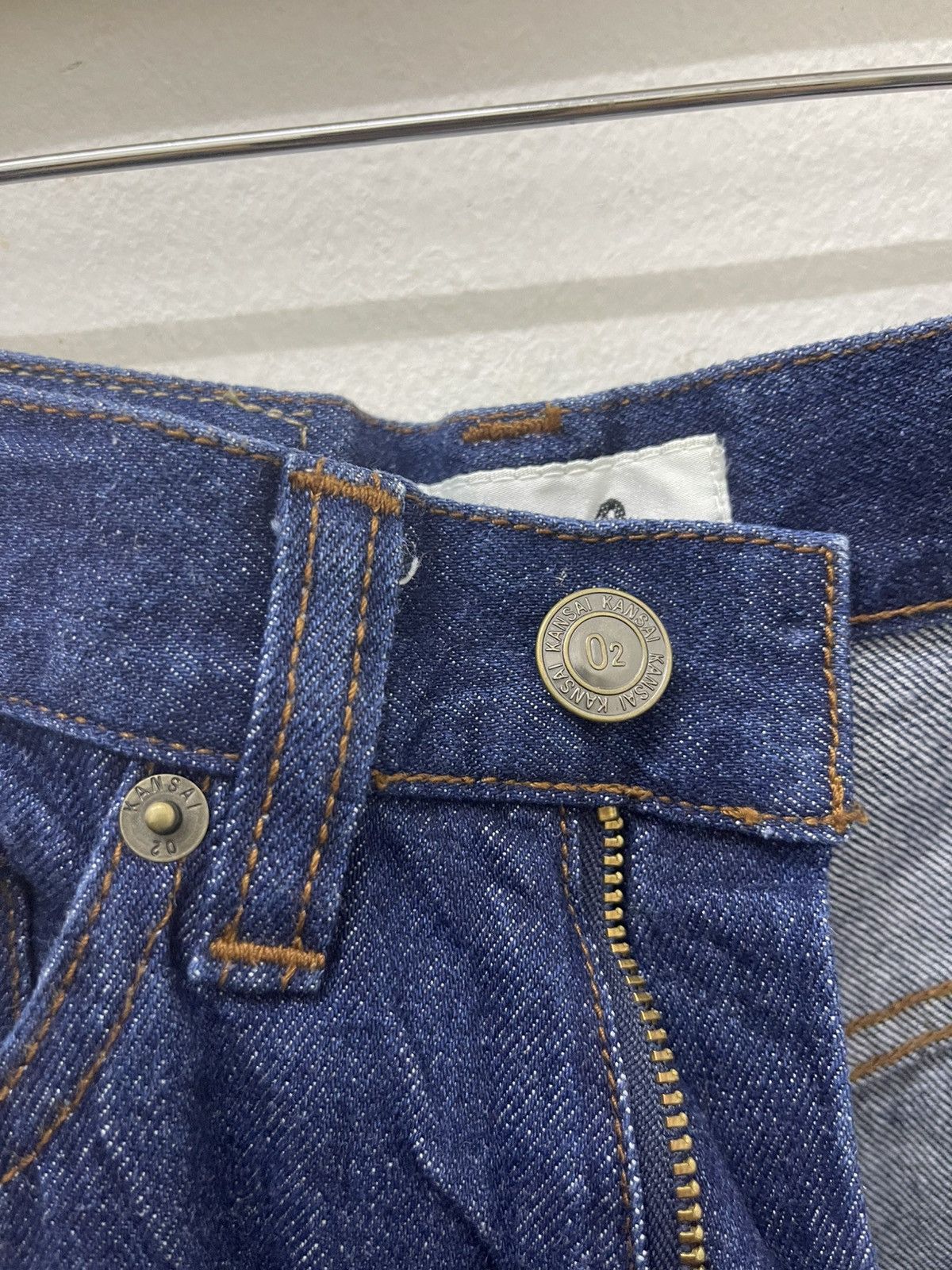 Kansai Yamamoto Rare Vintage KANSAI O2 Japan Designer Denim Size US 26 / EU 42 - 11 Thumbnail