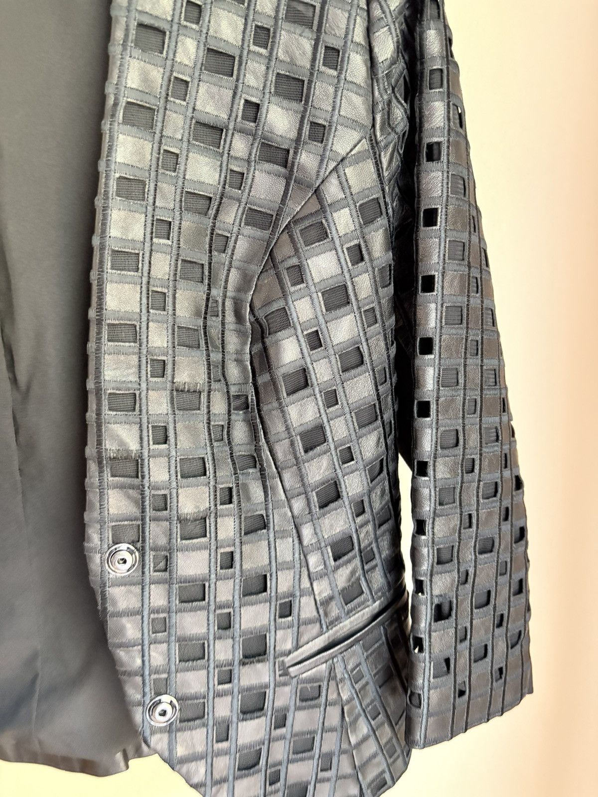 Other therine Malandrino Black Laser-Cut Leather Size XS / US 0-2 / IT 36-38 - 5 Thumbnail