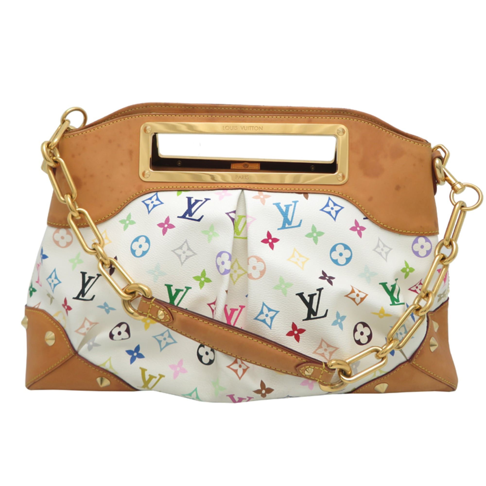 Louis Vuitton Louis Vuitton Judy GM Women's Shoulder Bag M40253 (Discontinued) Monogram Multicolor White Size ONE SIZE - 1 Thumbnail