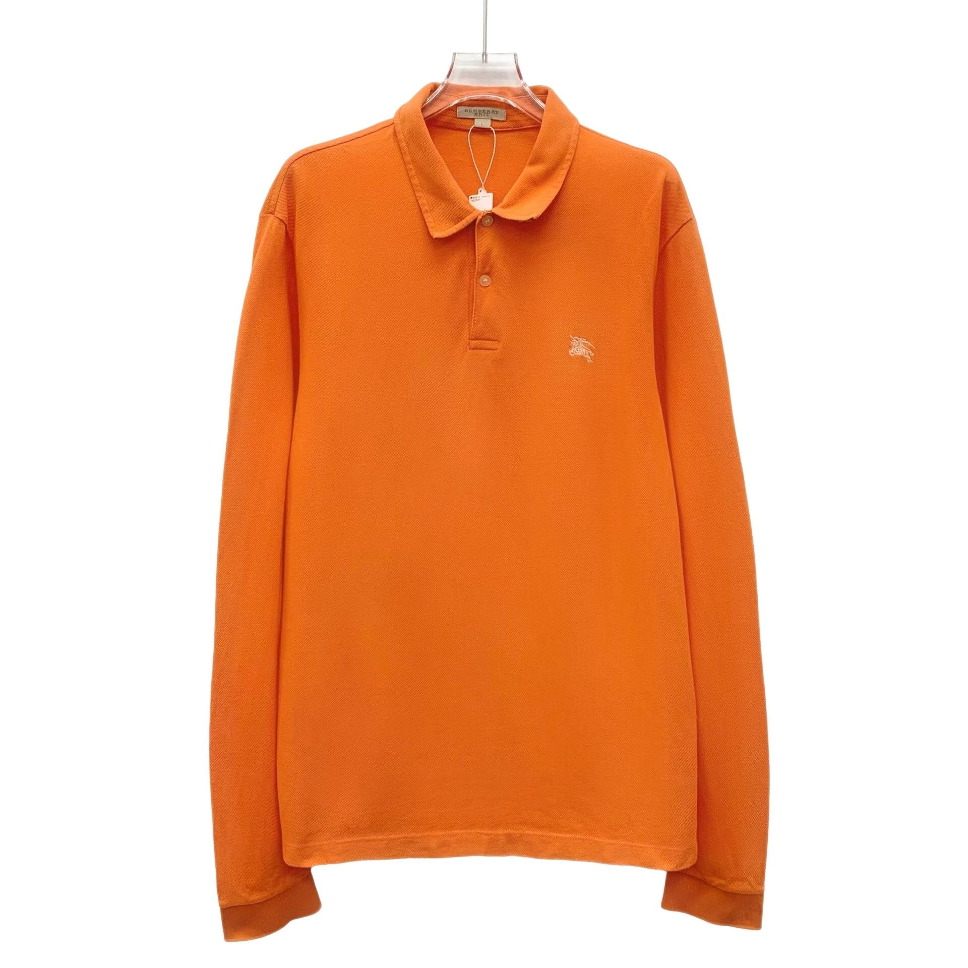 Burberry Burberry Brit Orange Knight Polo L Size US L / EU 52-54 / 3 - 1 Thumbnail