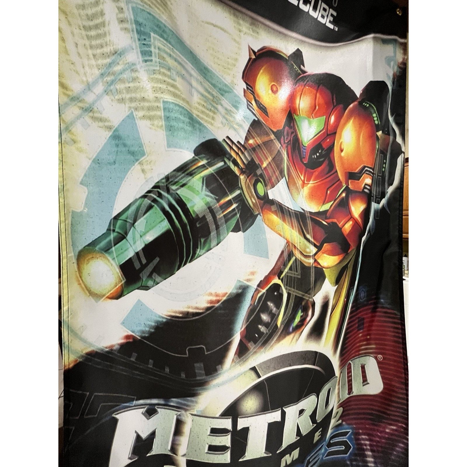 Nintendo Metroid Prime 2 Echoes 5ft Flag Banner Nintendo Gamecube NGC Size ONE SIZE - 2 Thumbnail