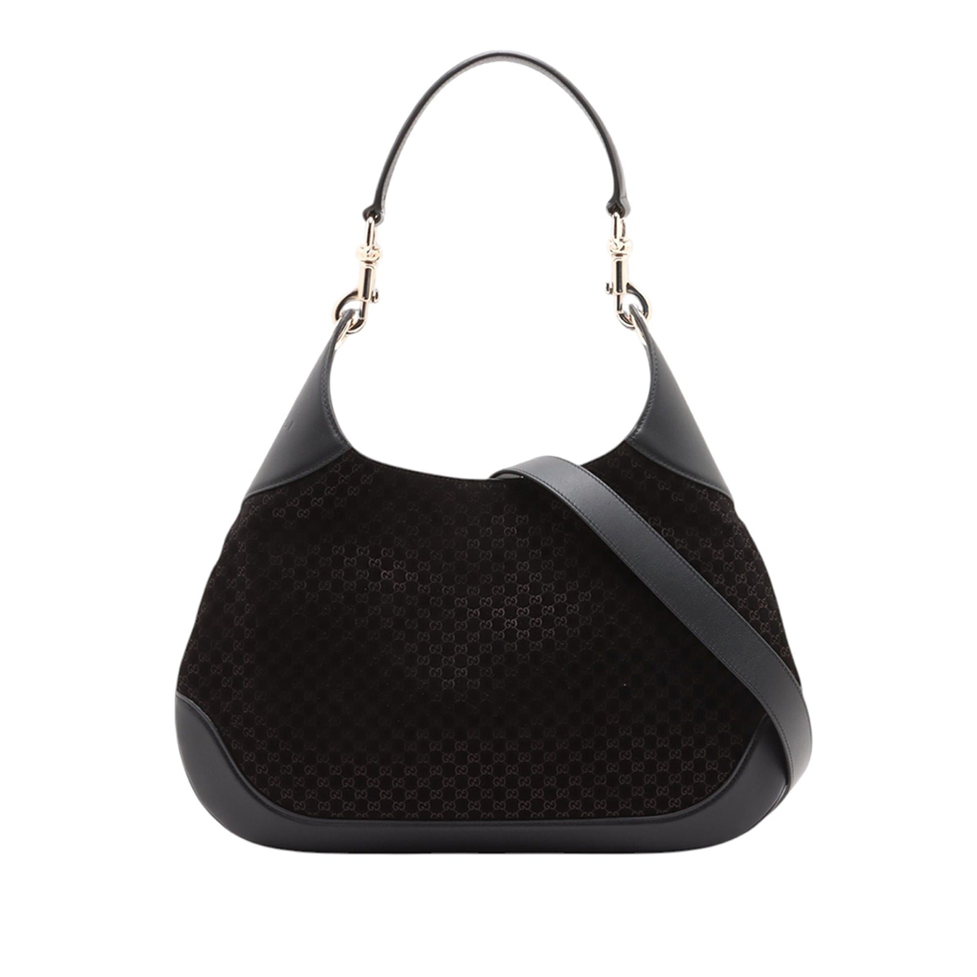Gucci Medium Micro GG Suede B Hobo Size ONE SIZE - 1 Thumbnail