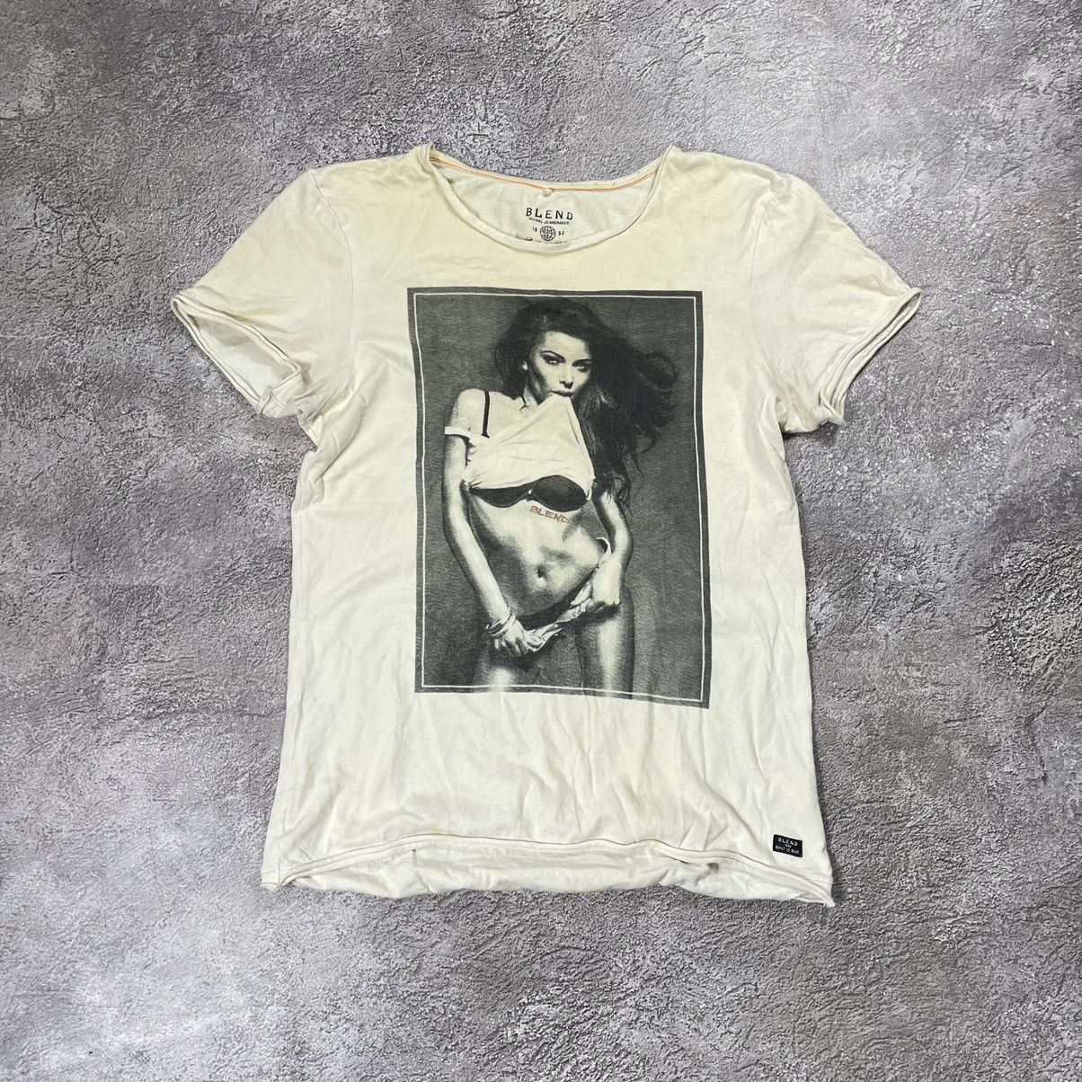 Vintage Vintage 90s Sun Faded Graphic Tee Cream Oversized Drip M Size US M / EU 48-50 / 2 - 2 Thumbnail