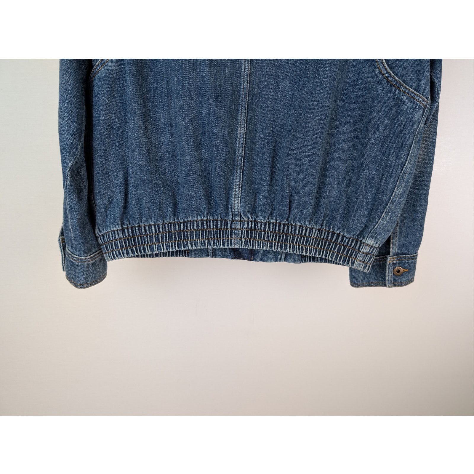 Loewe o1rshd1 Hybrid Denim Azul Zip-up Jacket in Blue Size US M / EU 48-50 / 2 - 11 Thumbnail
