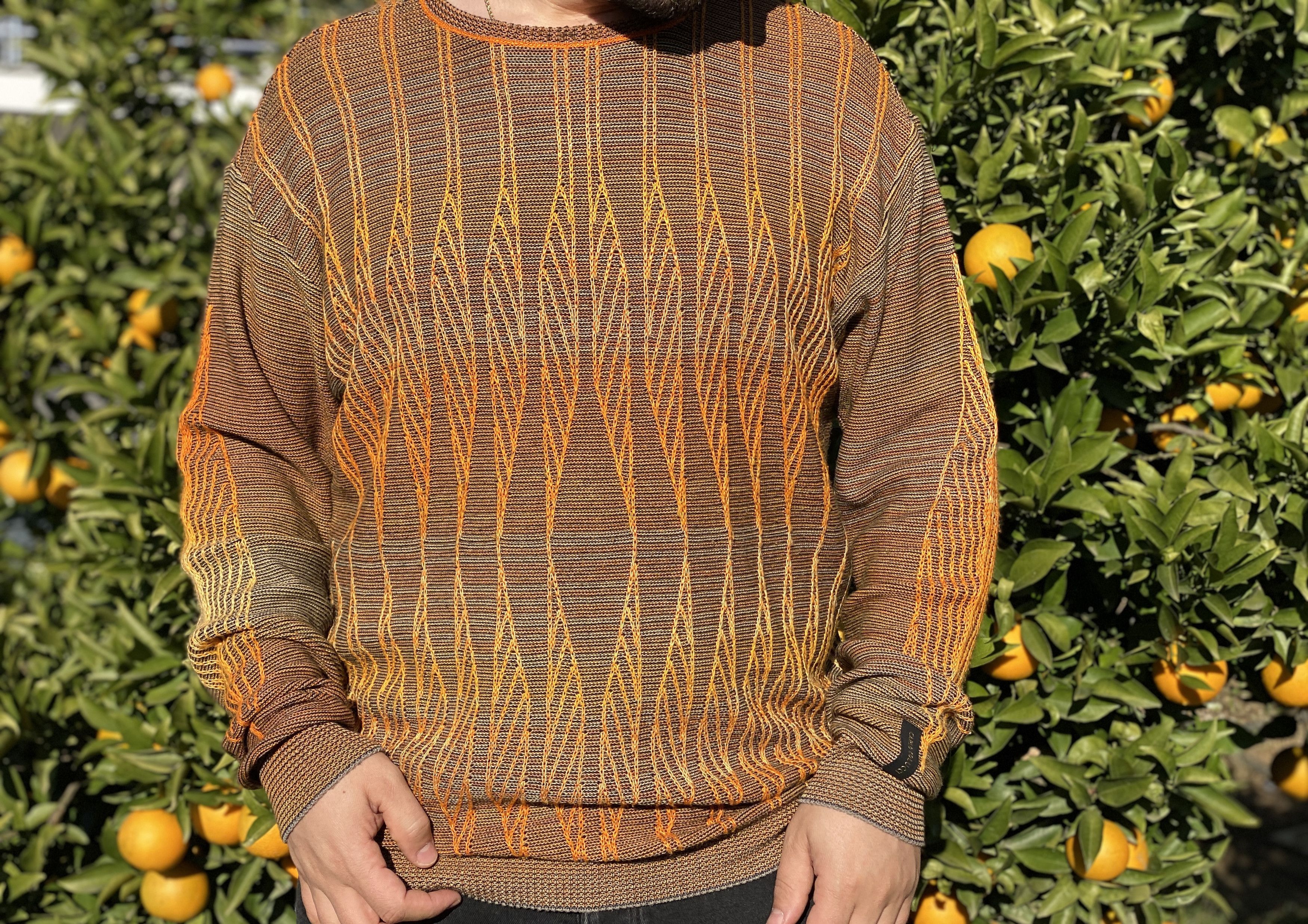 Carlo Colucci Carlo Colucci Rainbow 3D Sweater Cosby size 54 L XL Pullover Size US L / EU 52-54 / 3 - 2 Thumbnail