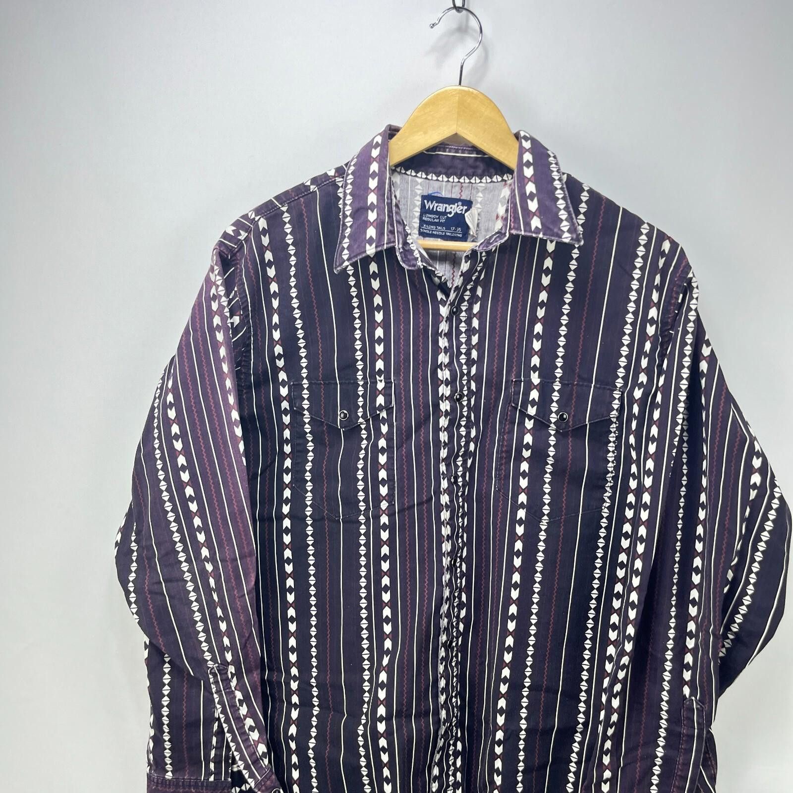 Wrangler Vintage 90s Faded Wrangler Western Button Up Shirt XL Size US XL / EU 56 / 4 - 2 Thumbnail