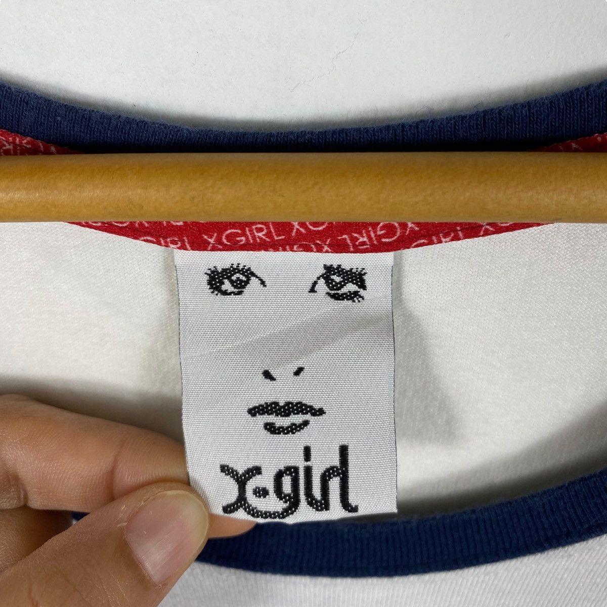 Japanese Brand Japanese Streetwear X-GIRL LEADERS Raglan Women Tops Tee Size S / US 4 / IT 40 - 6 Thumbnail