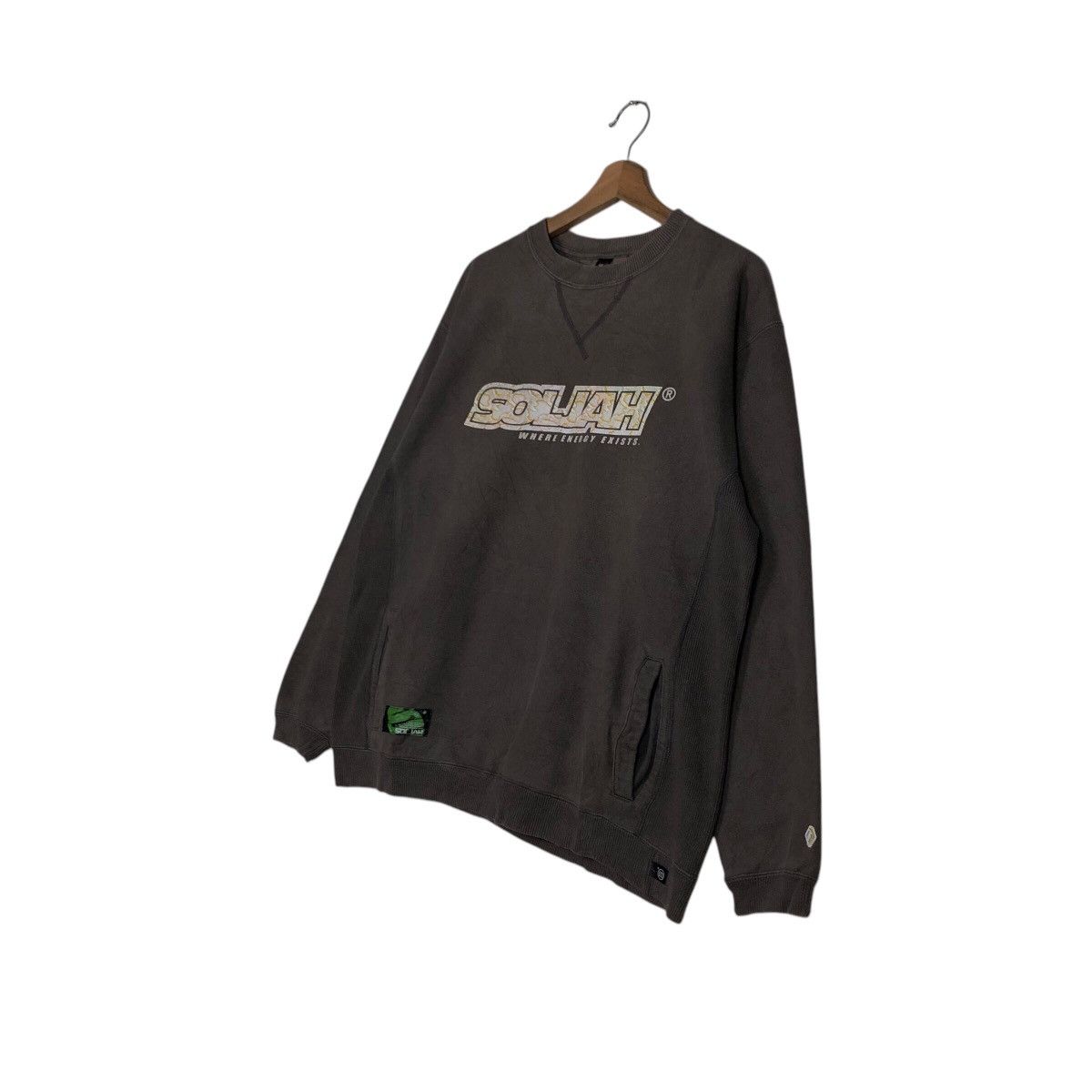 Japanese Brand 📌Vintage Sweatshirt Soljah Big Logo Punk Design Size US M / EU 48-50 / 2 - 3 Thumbnail