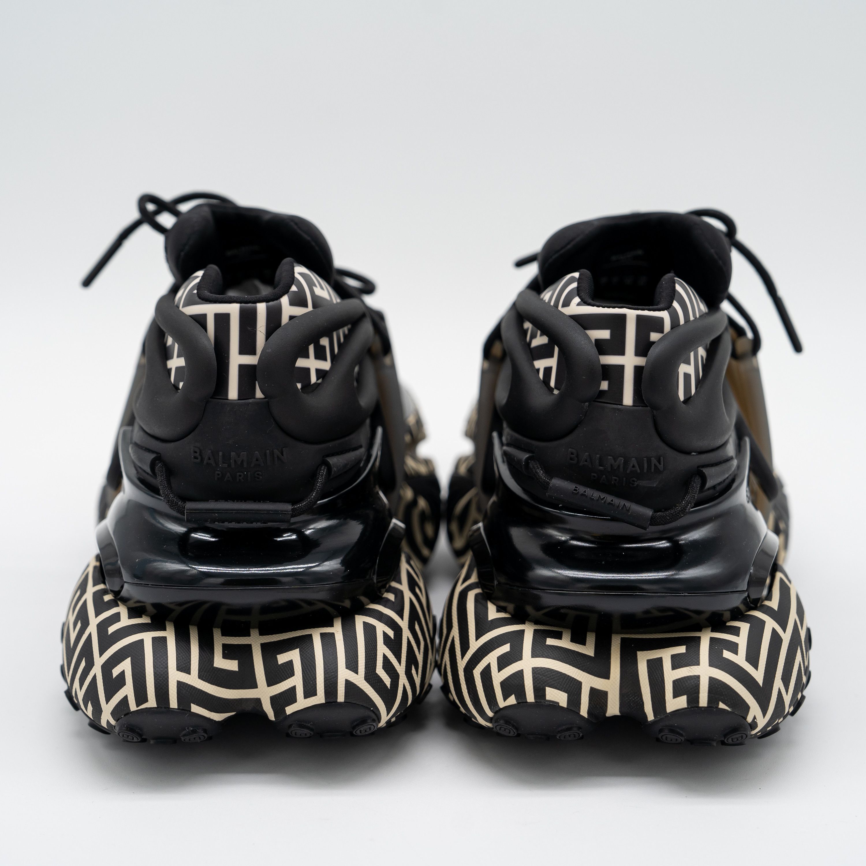 Balmain 42 9 US Balmain Unicorn Black White Monogram Sneakers Size US 9 / EU 42 - 5 Thumbnail