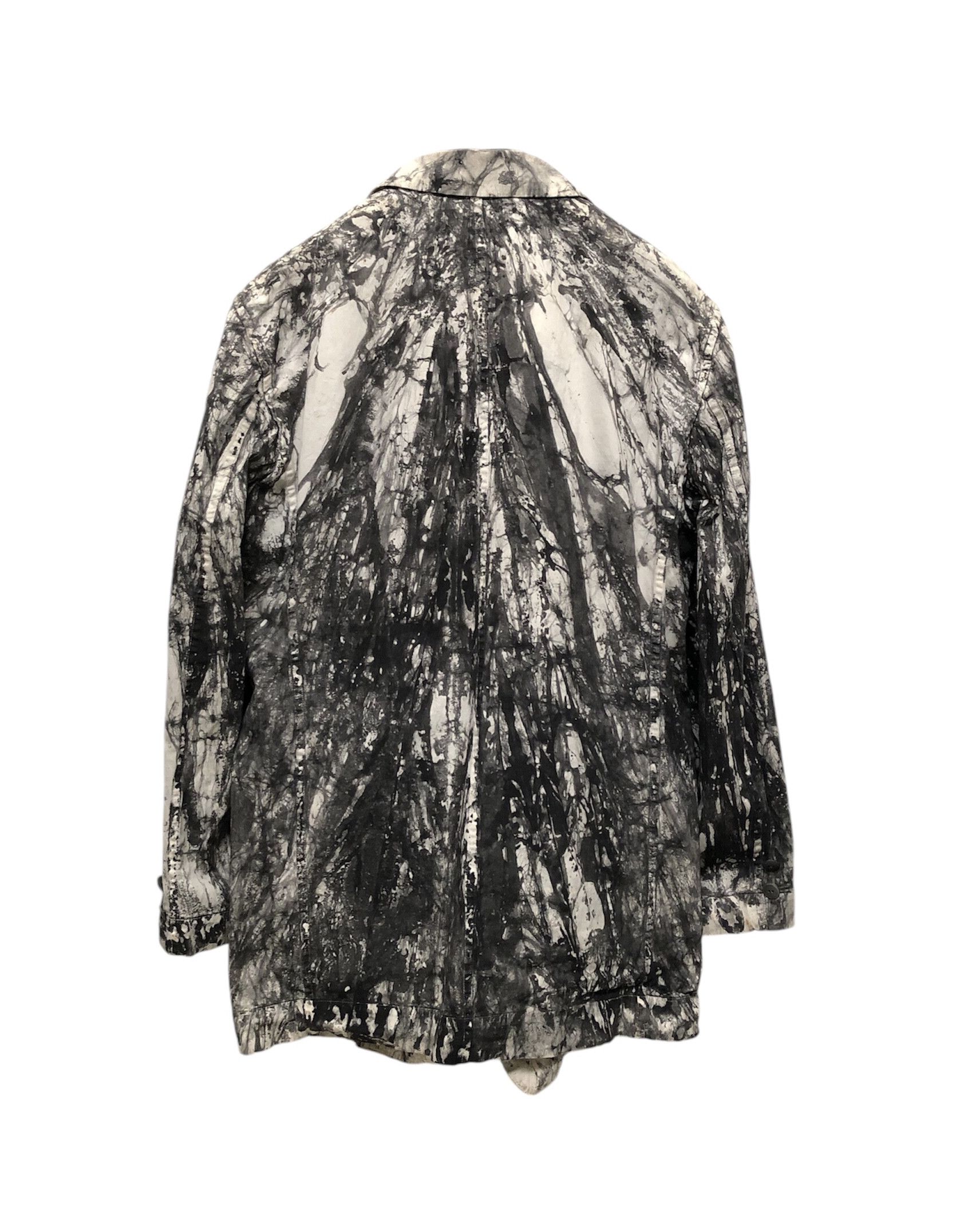 Designer × Issey Miyake SS94 Suminagashi-Dyed Cotton ISSEY MIYAKE MEN Size 50L - 4 Thumbnail