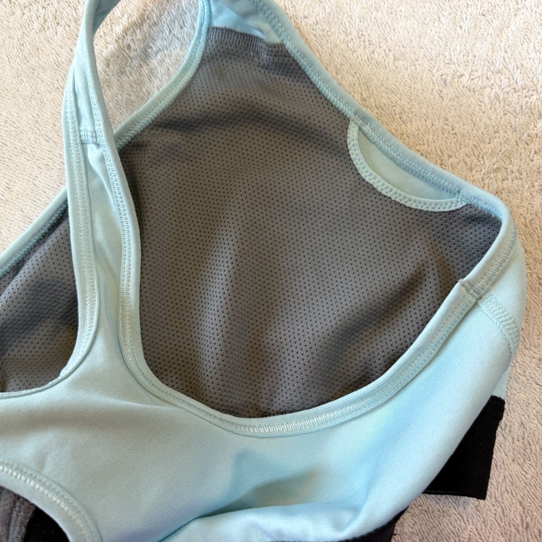 Nike Nike Pro Dri-Fit Sports Bra Clothing Women Medium Racerback Blue Nike Dri-FIT No Padding Size ONE SIZE - 7 Thumbnail