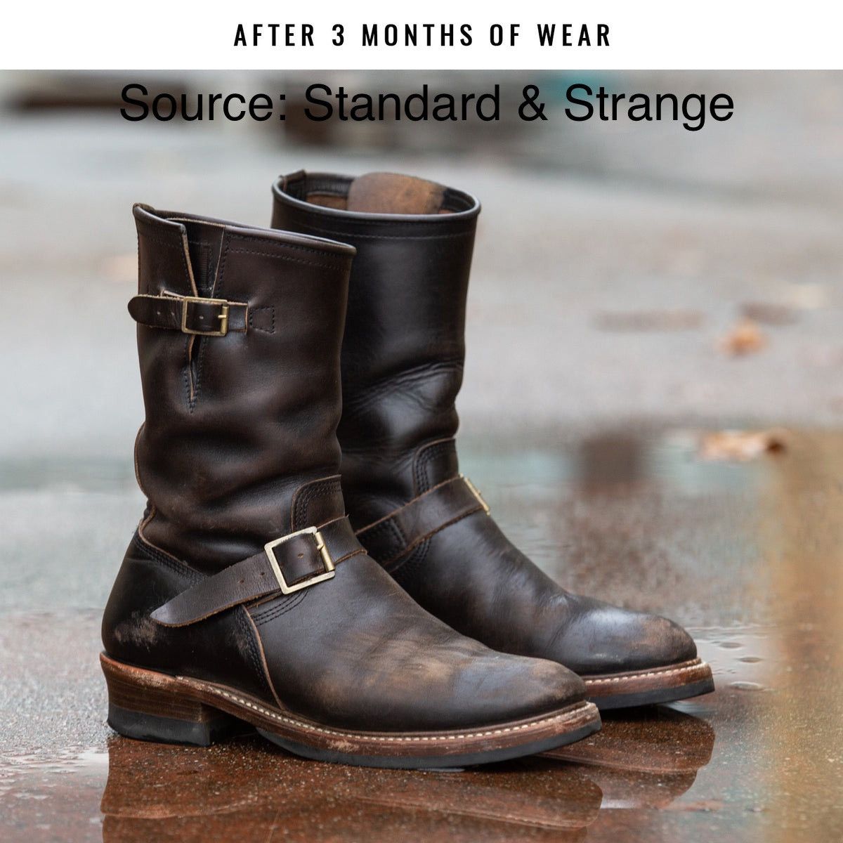 John Lofgren Wabash Engineer Boots LK-003 Horween Black CXL