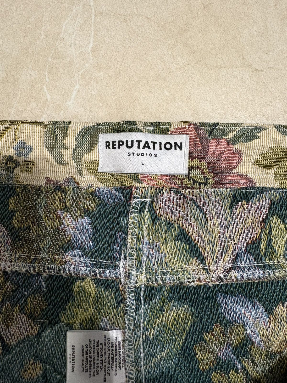 Reputation Studios FLARE TAPESTRY PANTS Size US 36 / EU 52 - 8 Thumbnail