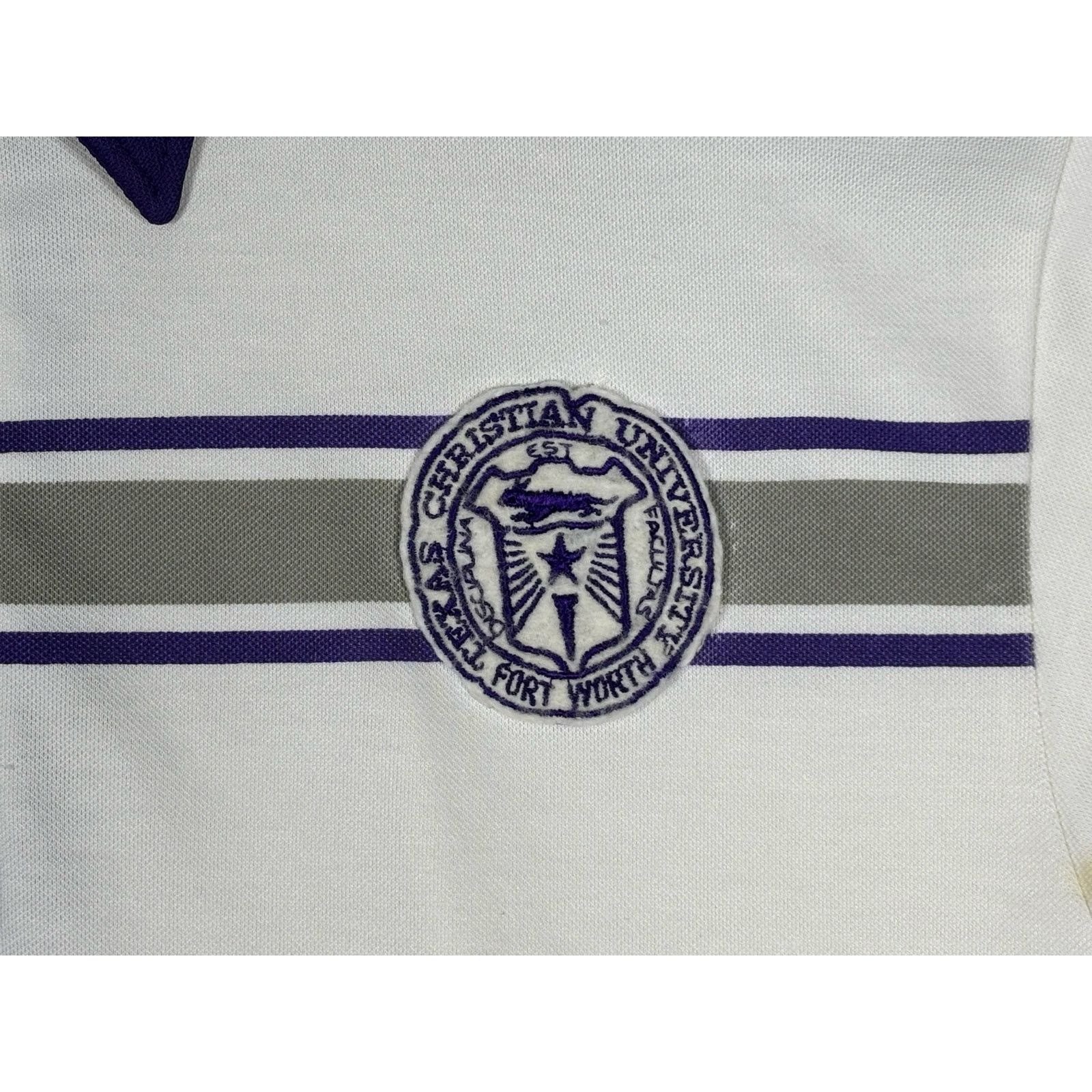 Russell Athletic Vintage 80s Russell Athletic TCU Polo Shirt Made USA Large Size US L / EU 52-54 / 3 - 4 Thumbnail