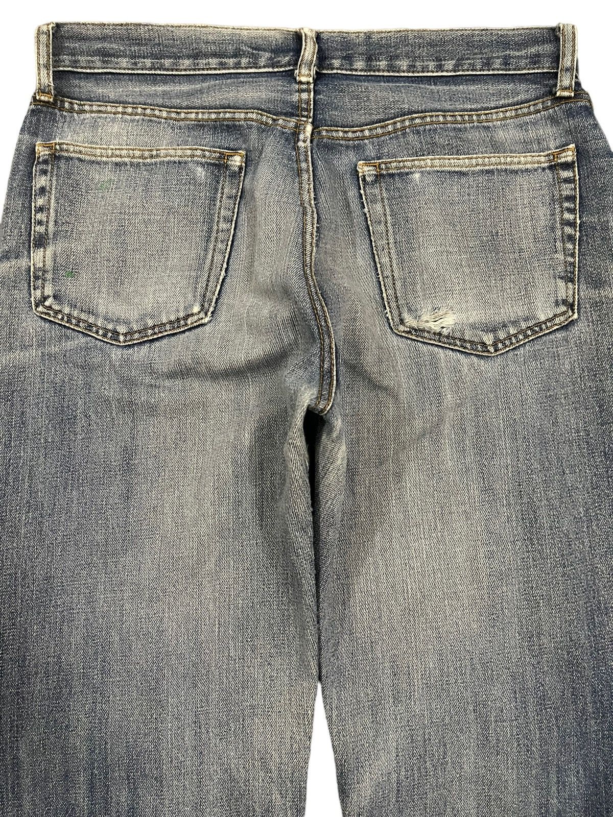 Uniqlo Vintage Japanese Uniqlo Blend Wash Distress Baggy Jeans Size US 32 / EU 48 - 4 Thumbnail