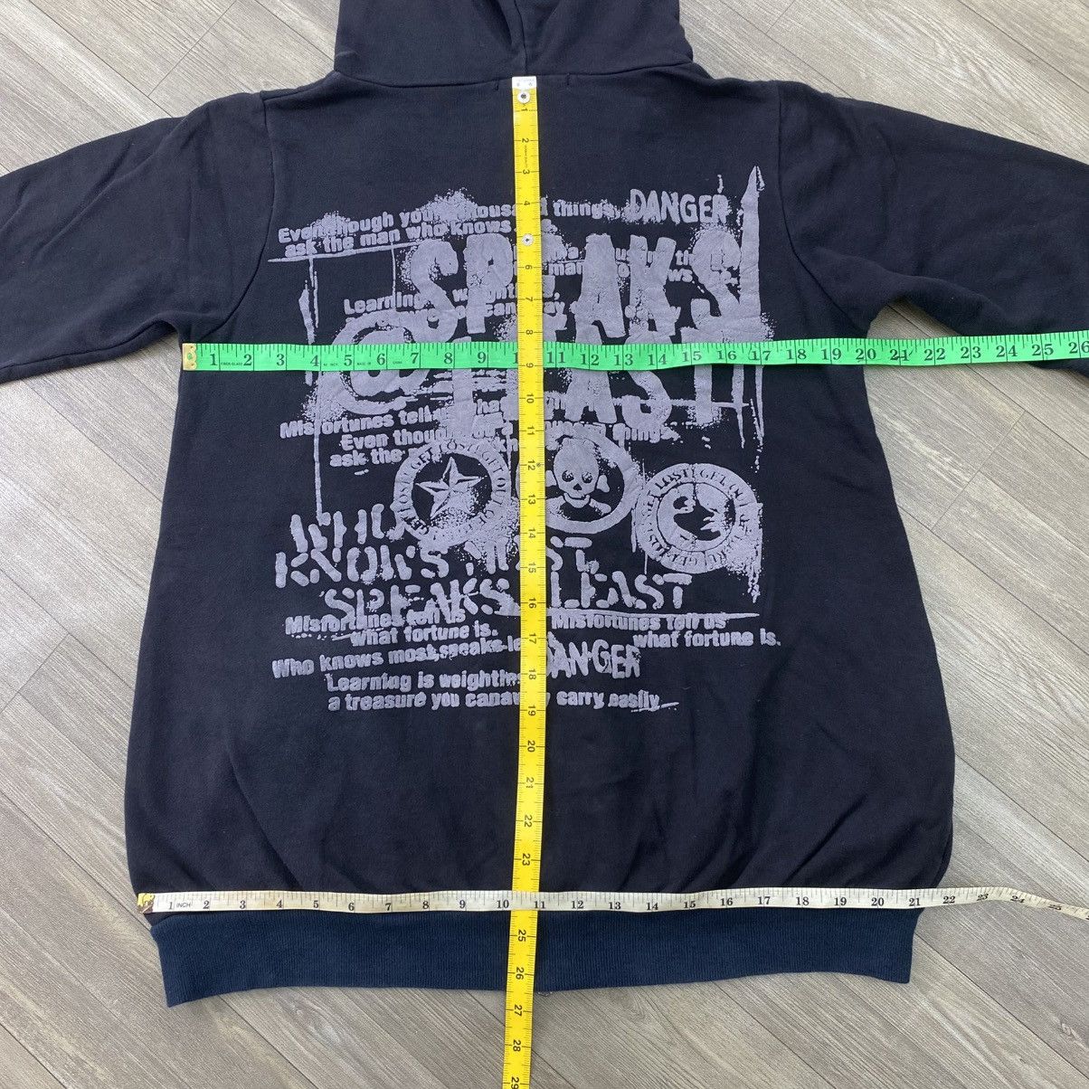 Japanese Brand 2000s Algonquins Studded Mad Punk Kmrii Lgb Sytye Zip Hoodie Size US M / EU 48-50 / 2 - 19 Thumbnail