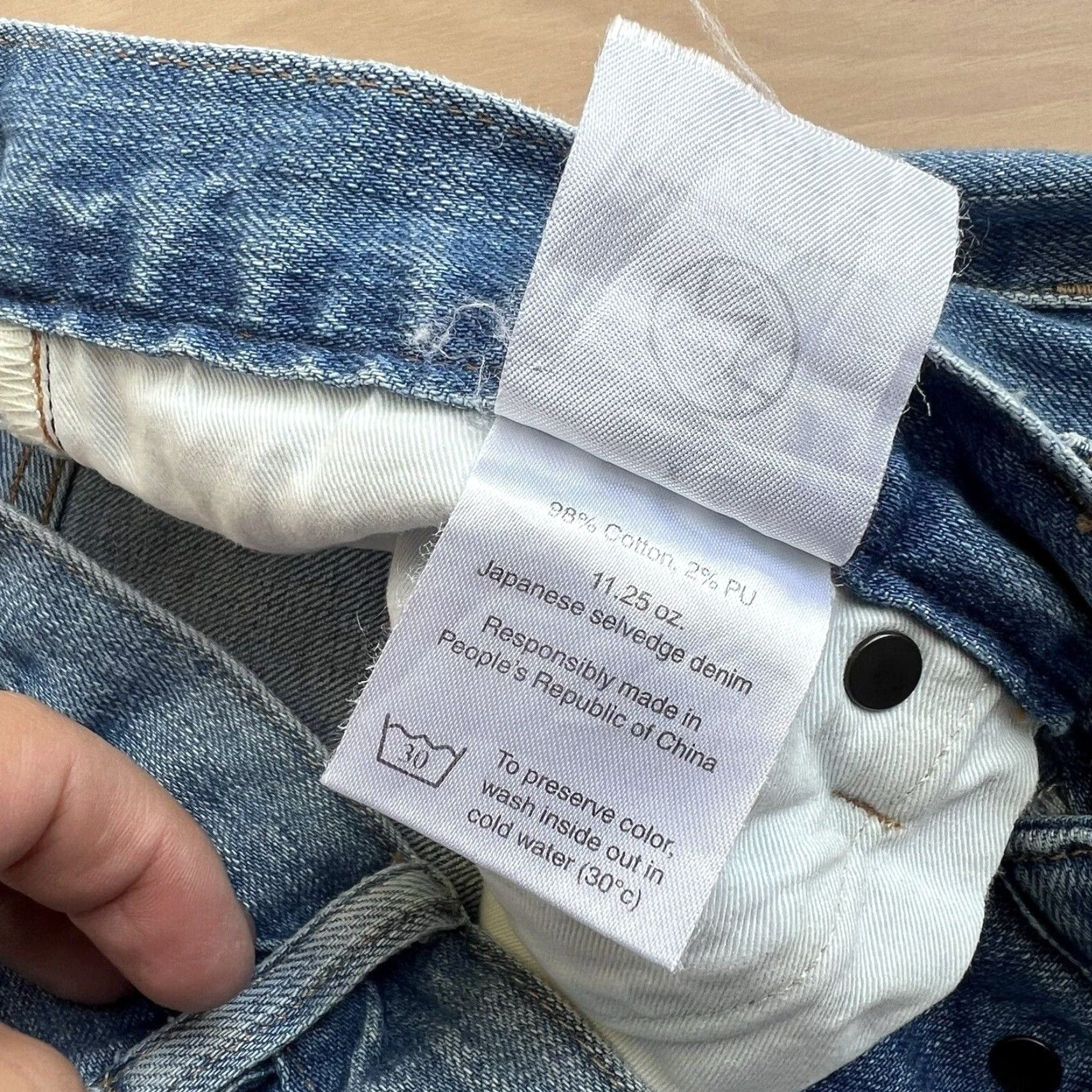 Y/Project VINTAGE Doublewood Project Jeans 33 Slim Straight Denim Blue 33 Casual Streetwear Men 501 500 Series Western Southwestern USA New York Size US 33 - 7 Thumbnail