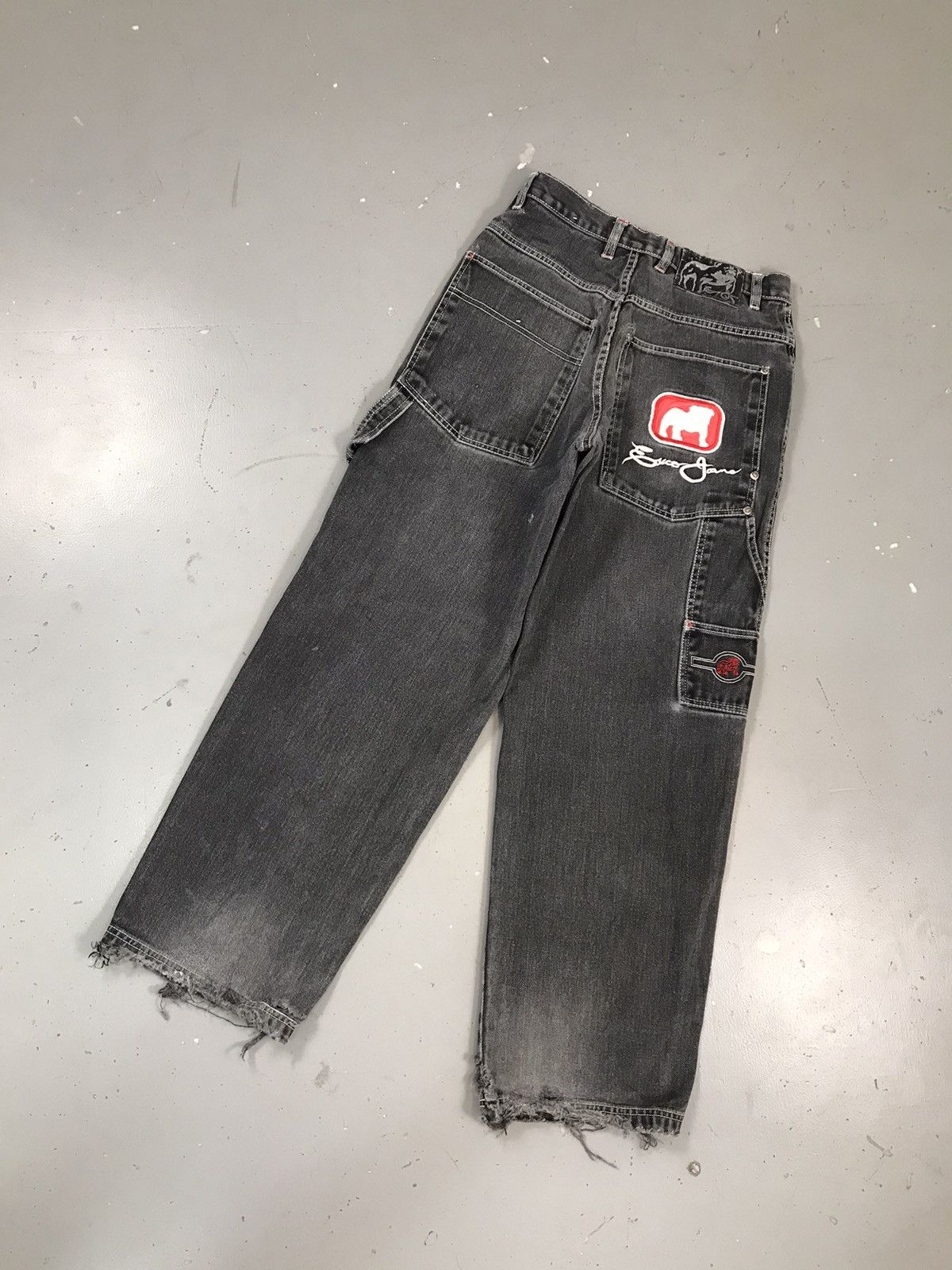 JNCO × Southpole × Vintage Vintage EXCD logo embroidered carpenter denim Size US 30 / EU 46 - 9 Thumbnail