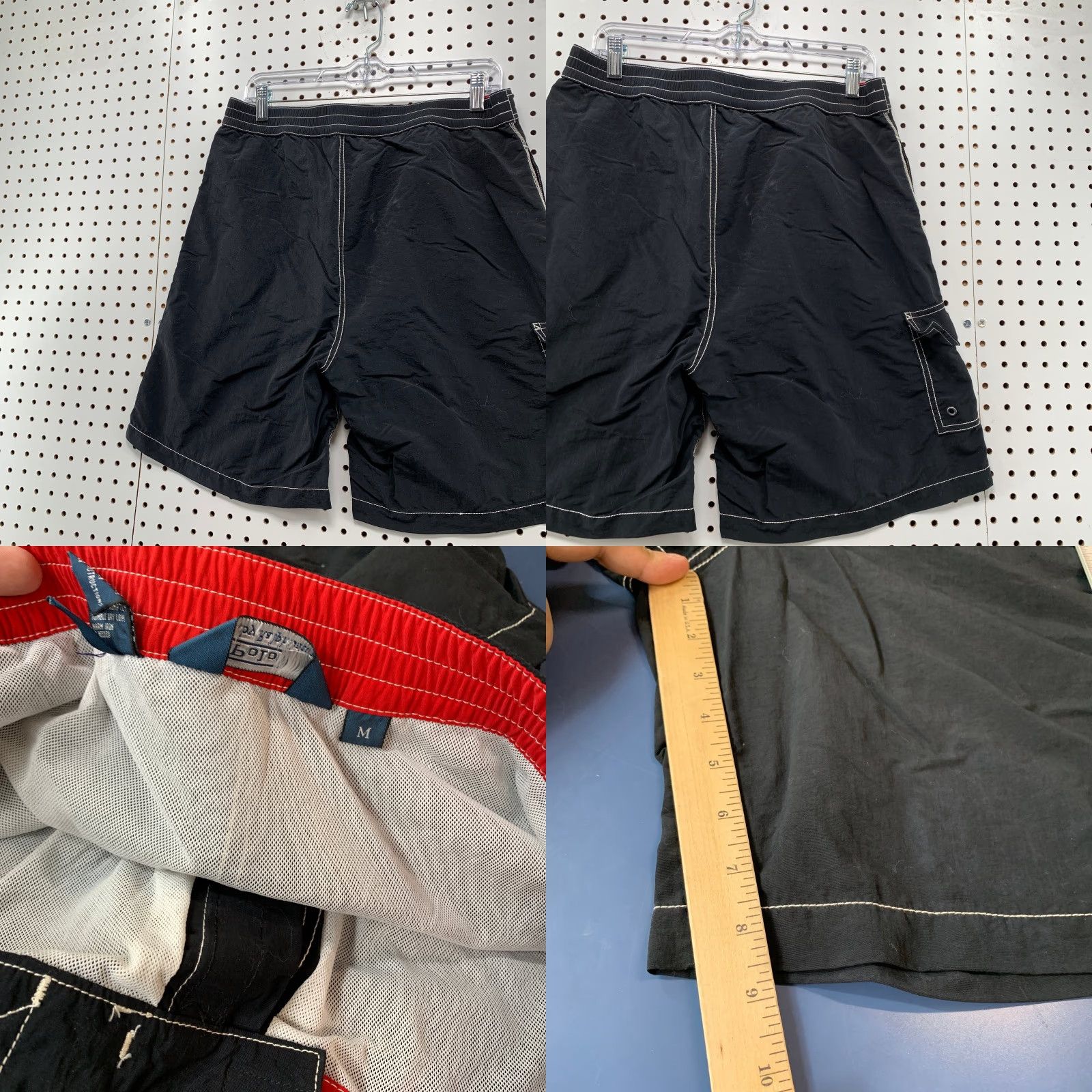 Polo Ralph Lauren Polo Ralph Lauren Swim Shorts Bermuda Mens M Red Nylon Drawstring Summer Beach 34in Waist Regular Pattern: Solid Size US M / EU 48-50 / 2 - 8 Thumbnail