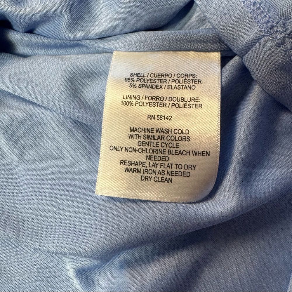 Other NWT New London Times Sleeveless Eyelet Dress In Vista Blue Size XL / US 12-14 / IT 48-50 - 6 Thumbnail