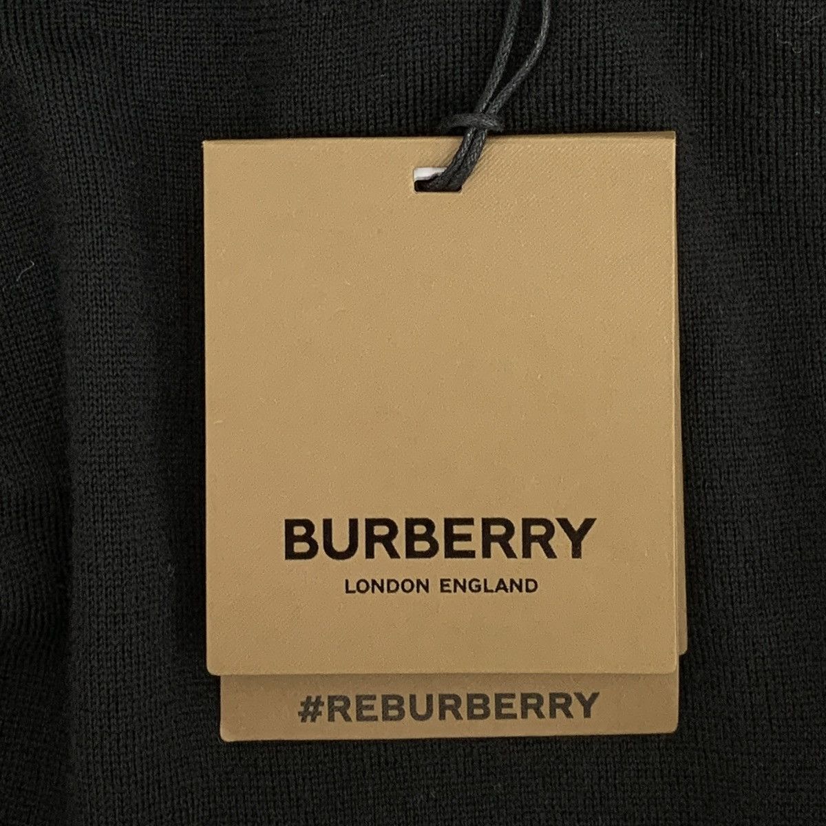 Burberry Burberry Plaid Spliced Wool Long Sleeve Knit Sweater K26WX Size US L / EU 52-54 / 3 - 7 Thumbnail
