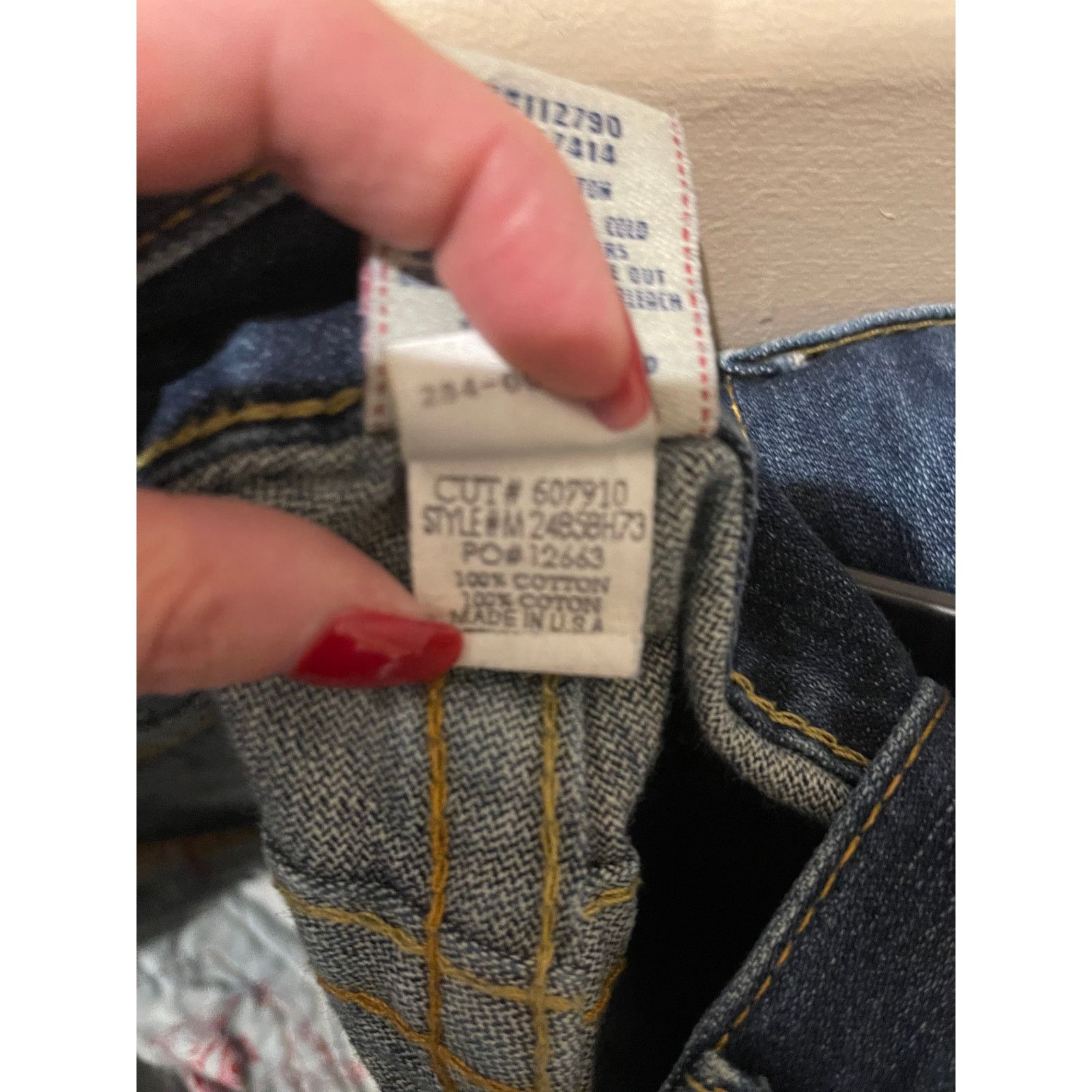 True Religion True Religion Billy Straight Jeans Dark Wash USA Denim Size US 30 / EU 46 - 7 Thumbnail