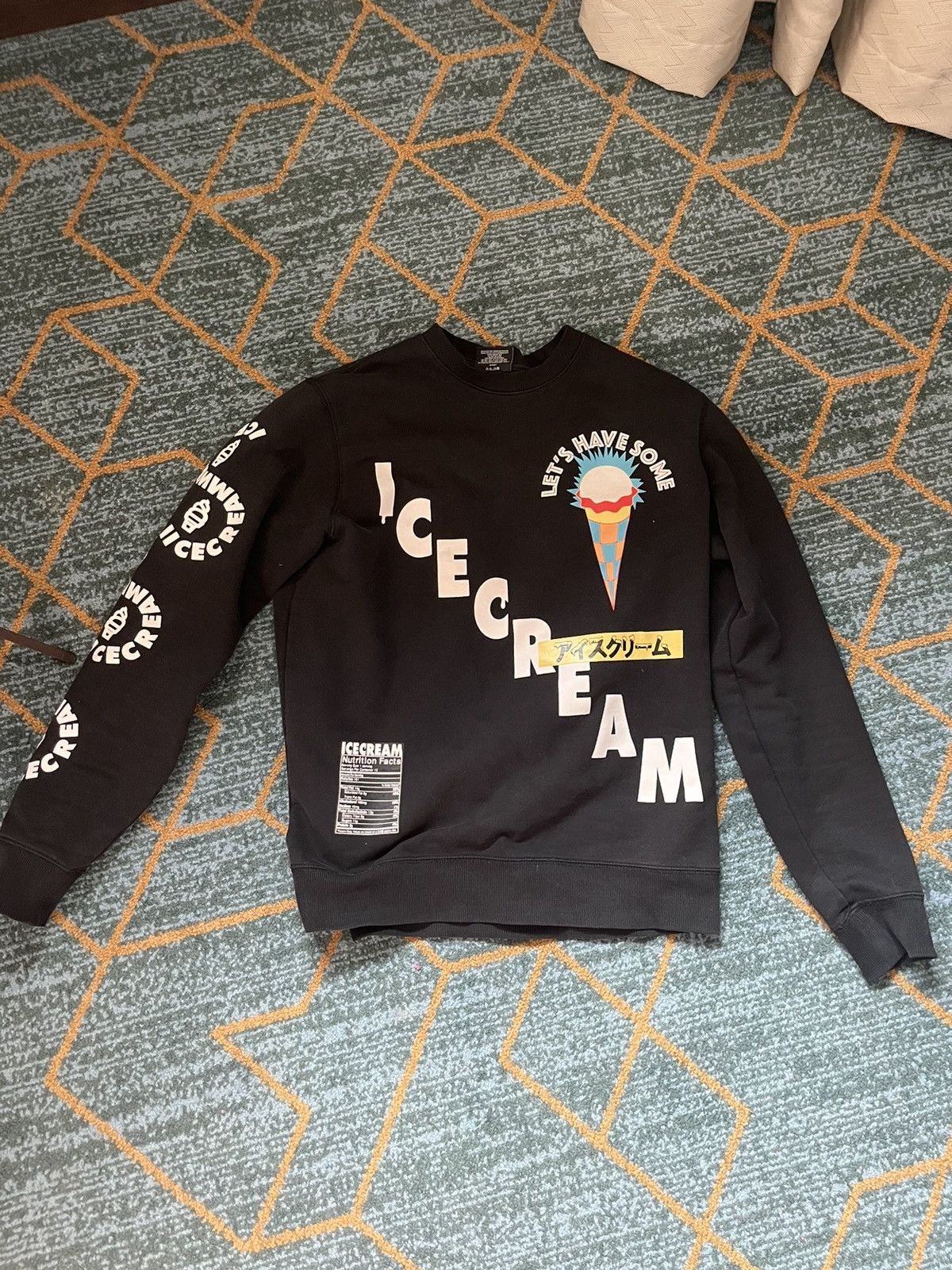 Icecream Icecream Sweater Schwarz Size US M / EU 48-50 / 2 - 1 Thumbnail