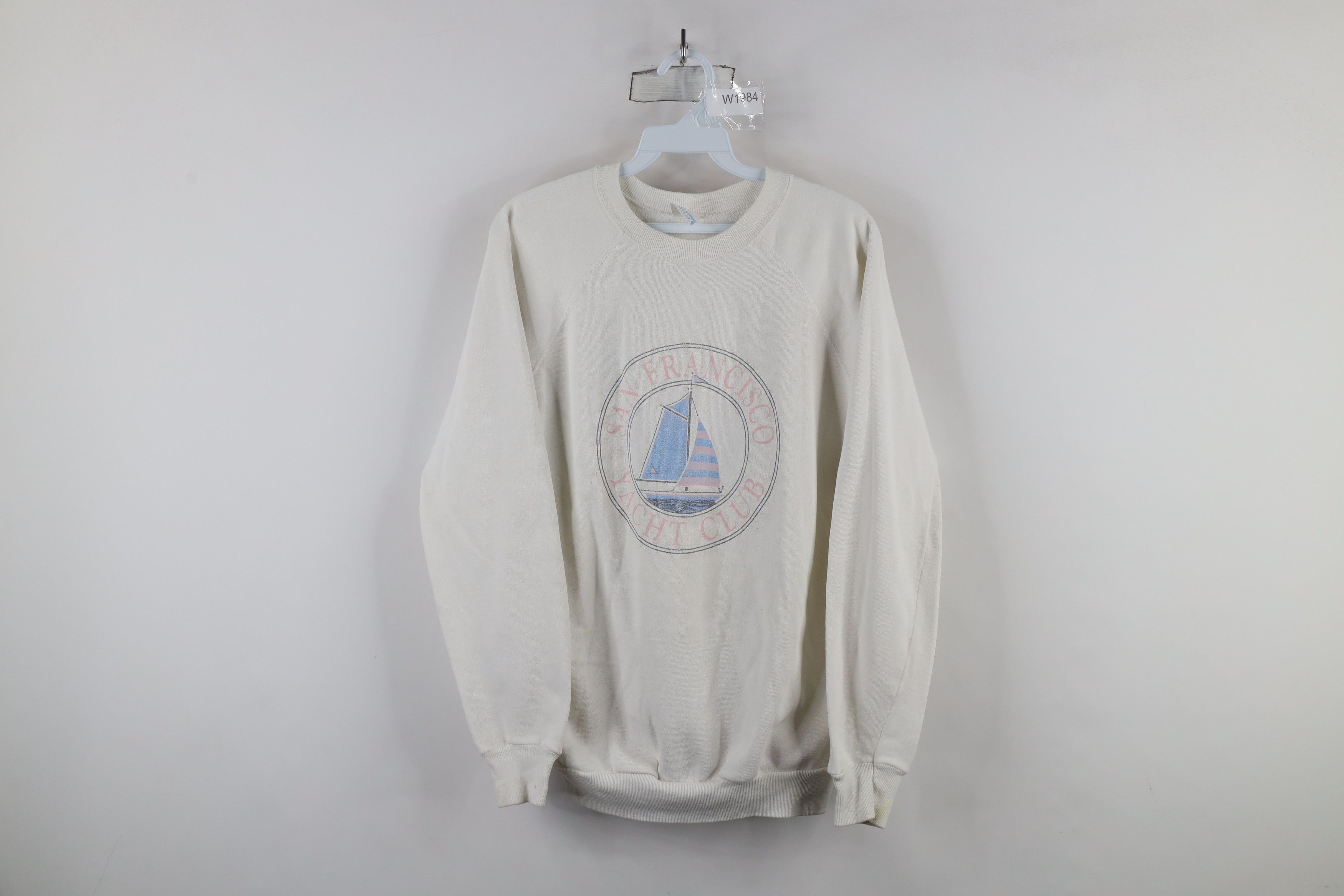 Vintage Vintage 90s Streetwear Francisco Yacht Club Sweatshirt USA Size XL / US 12-14 / IT 48-50 - 1 Thumbnail
