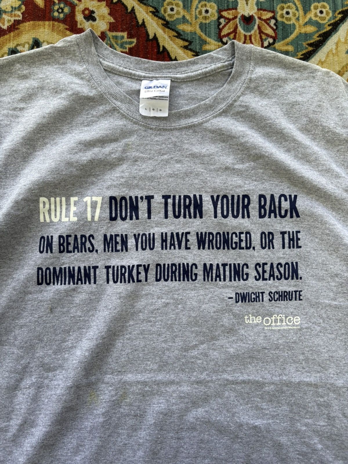 Vintage Vintage The Office Funny Quote Dwight Schrute Tee Size US L / EU 52-54 / 3 - 5 Thumbnail