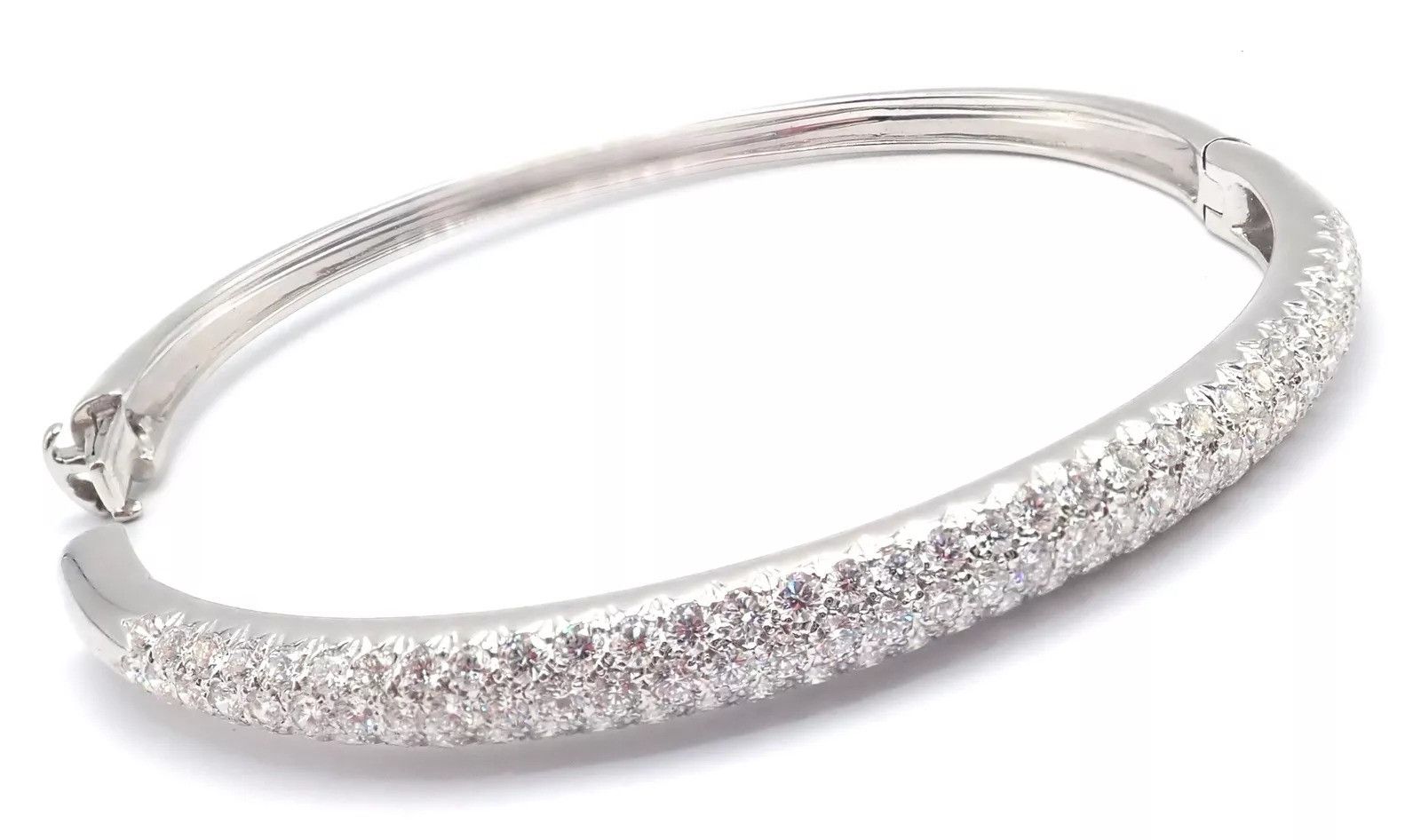Van Cleef & Arpels Van Cleef & Arpels 18k White Gold Bangle Bracelet Paper Size ONE SIZE - 8 Thumbnail