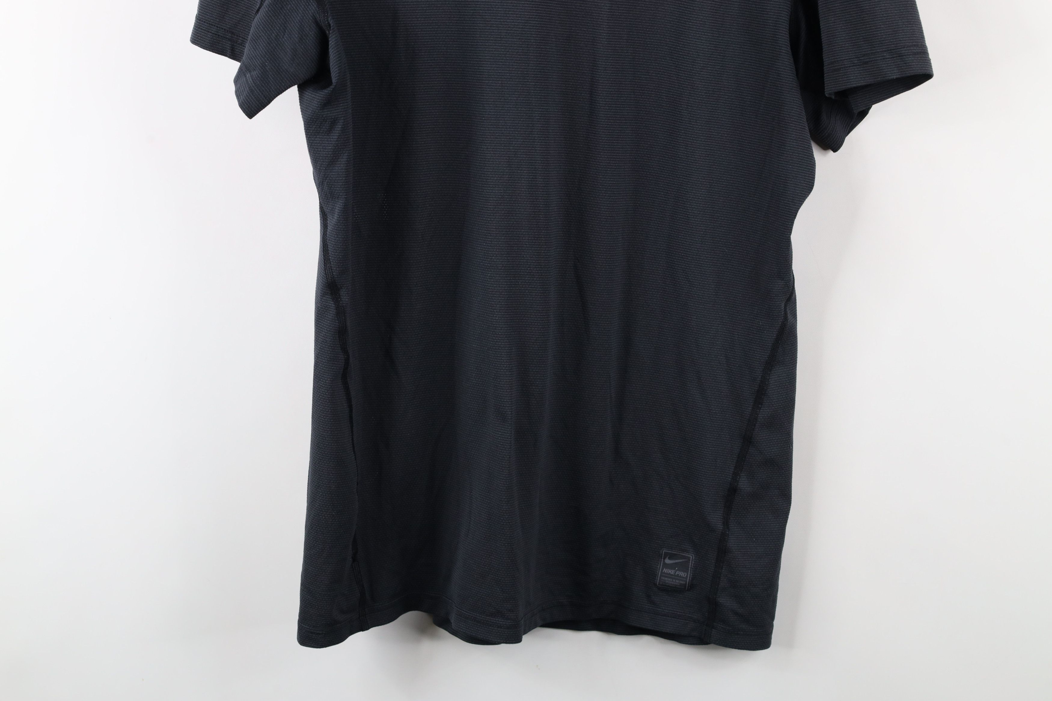 Nike Nike Pro Striped Knit Running Jogging Gym Training T-Shirt Size US M / EU 48-50 / 2 - 3 Thumbnail