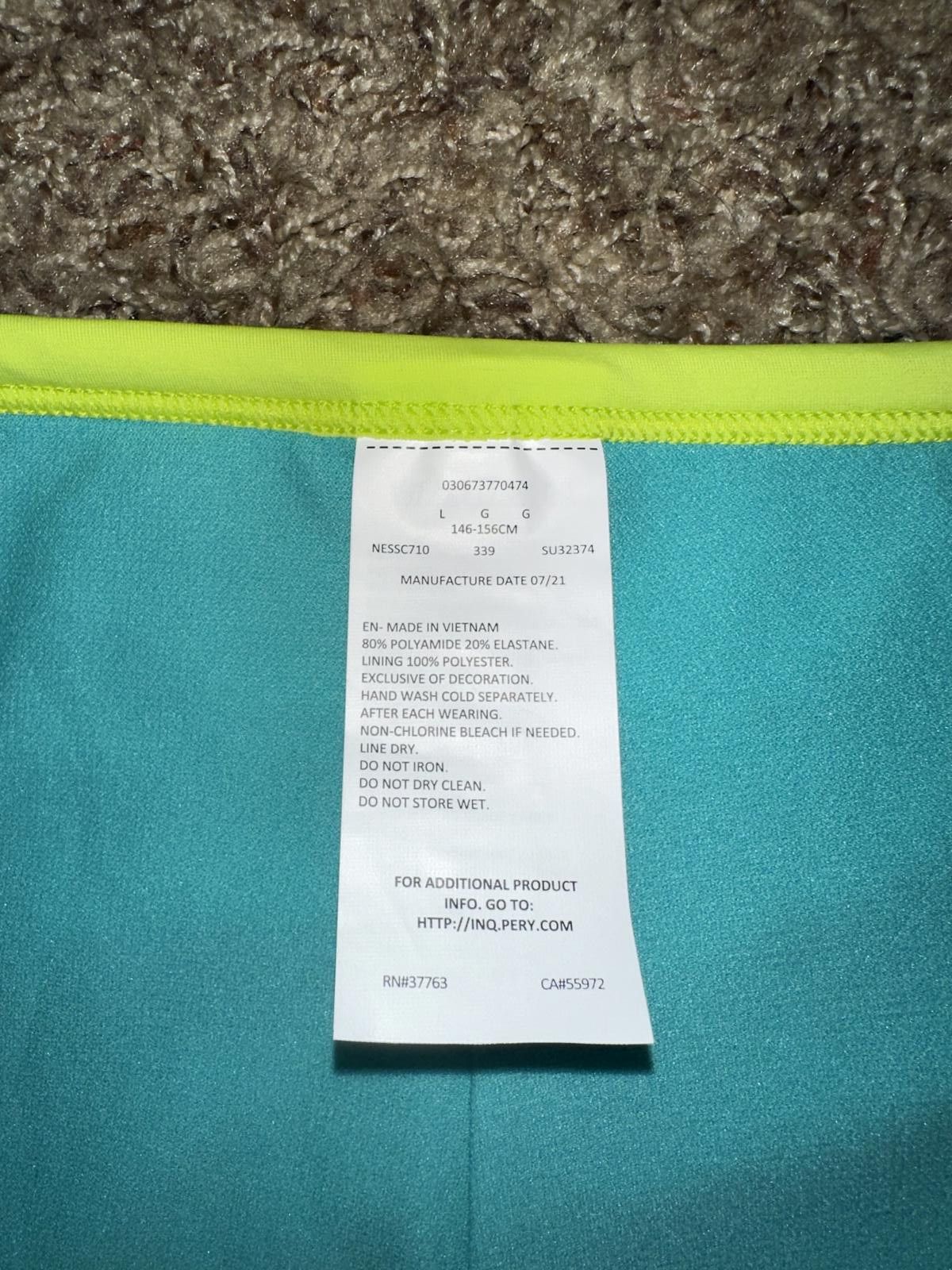 Nike Nike Essential Big Kids' (Girls') T-Crossback Tankini Set Size ONE SIZE - 10 Thumbnail