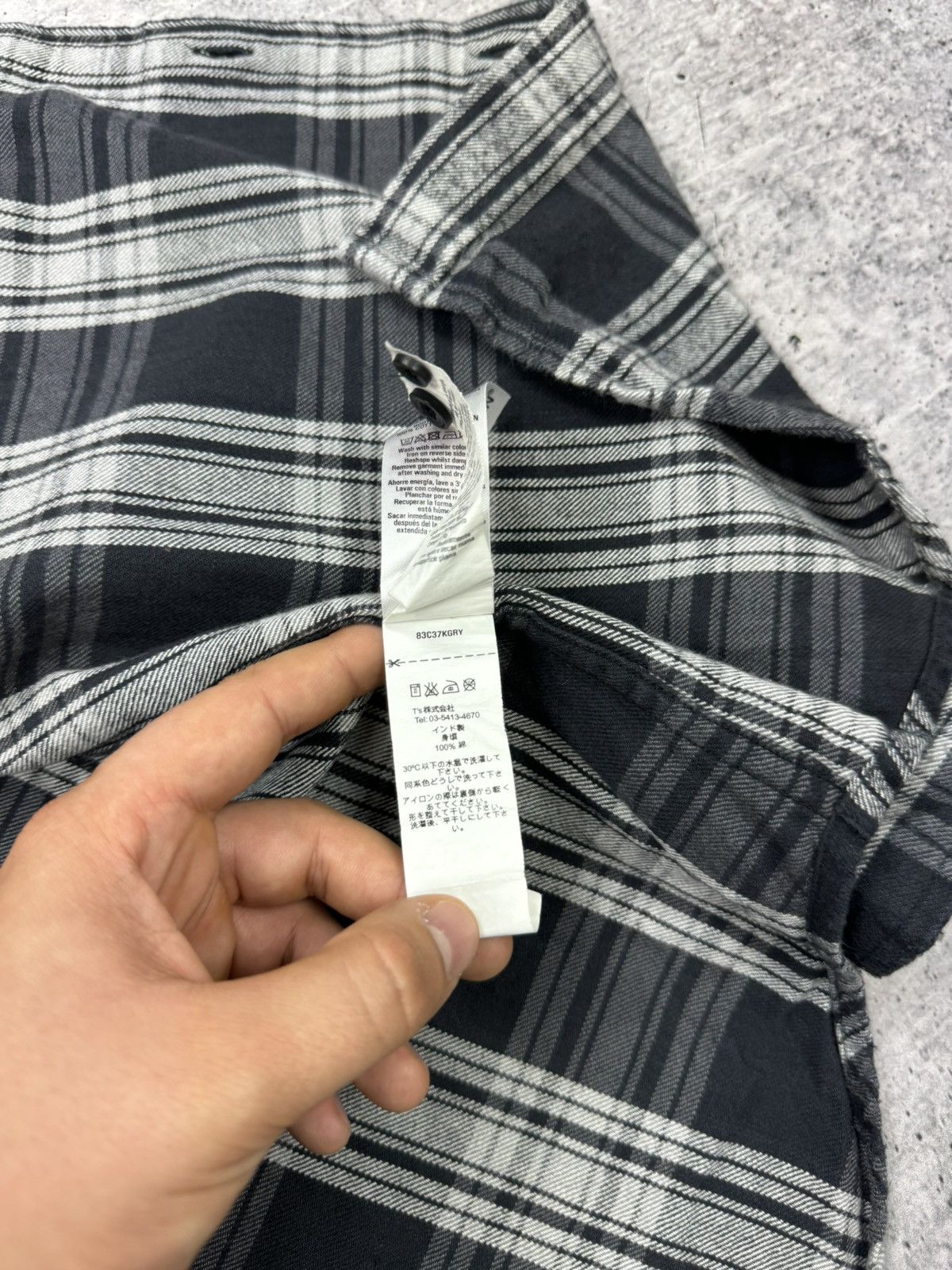 Flannel Vintage Y2K Plaid Flannel Checkered Shirt Travis Scott Style Size US S / EU 44-46 / 1 - 14 Thumbnail