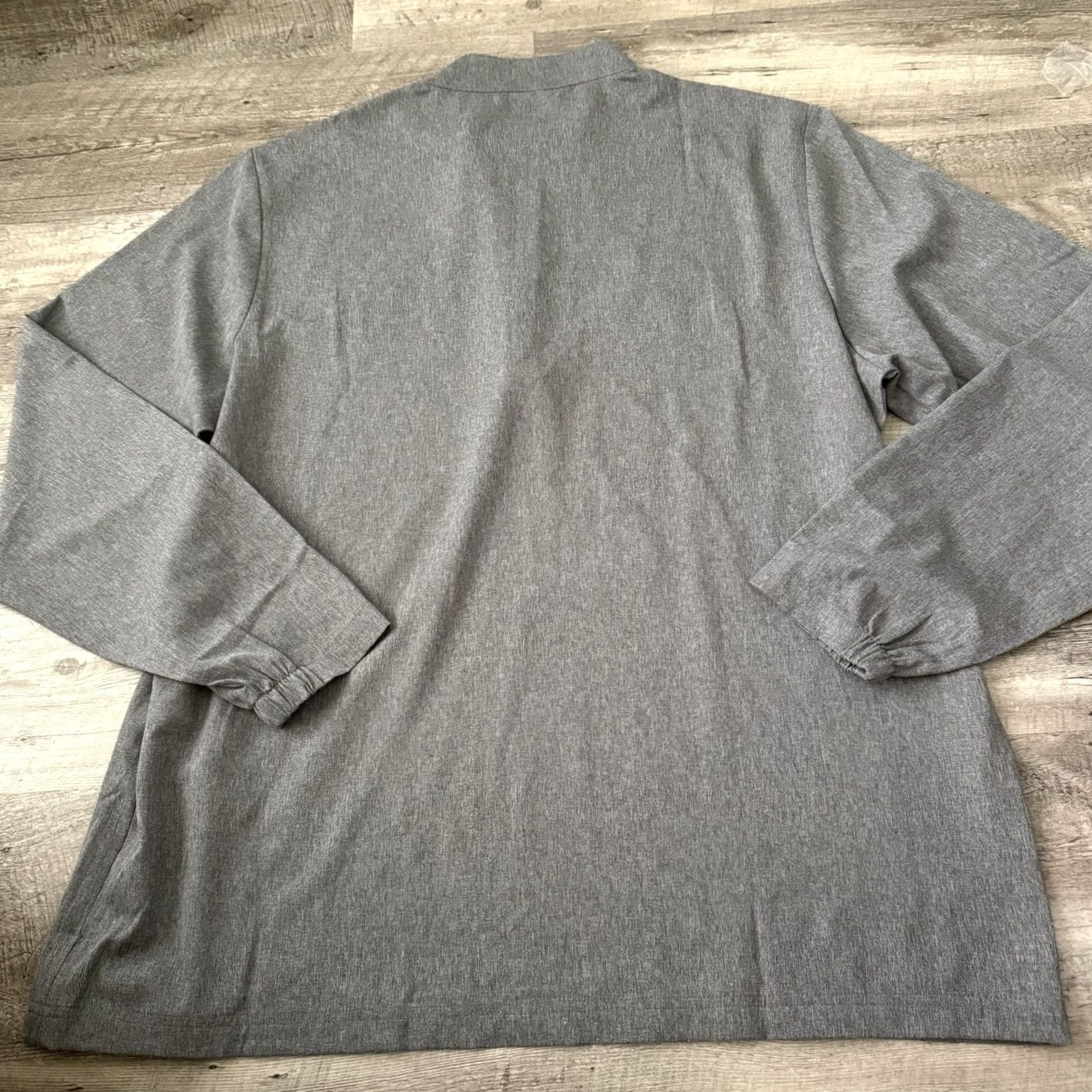 TravisMathew TravisMathew Golf Pullover Mens XXXL 3XL Gray Striped Long Sleeve Mock 1/4 Zip Size US XXL / EU 58 / 5 - 5 Thumbnail