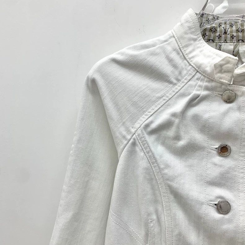 Louis Vuitton Louis Vuitton Cotton single breasted long sleeve jacket wi Size XXS / US 00 / IT 34 - 3 Thumbnail