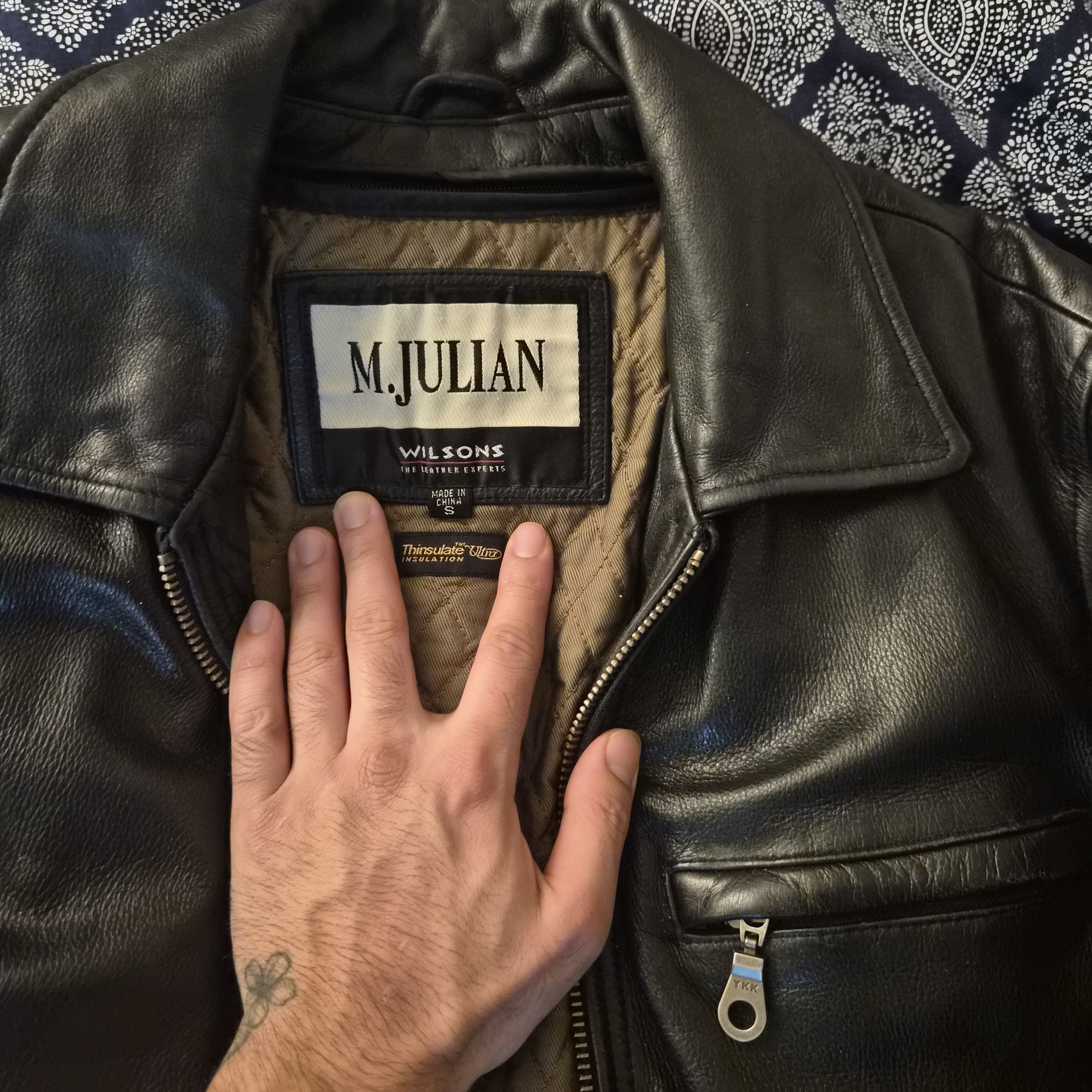 Vintage Vintage M.Julian Leather Jacket Small Size US S / EU 44-46 / 1 - 2 Thumbnail