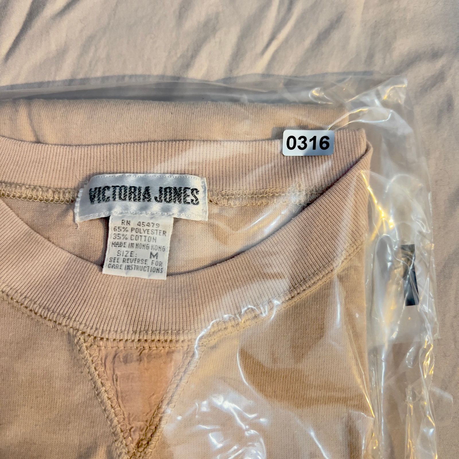Other Victoria Jones Cotton Poly Blend Top Made in Hong Kong Size M / US 6-8 / IT 42-44 - 10 Thumbnail