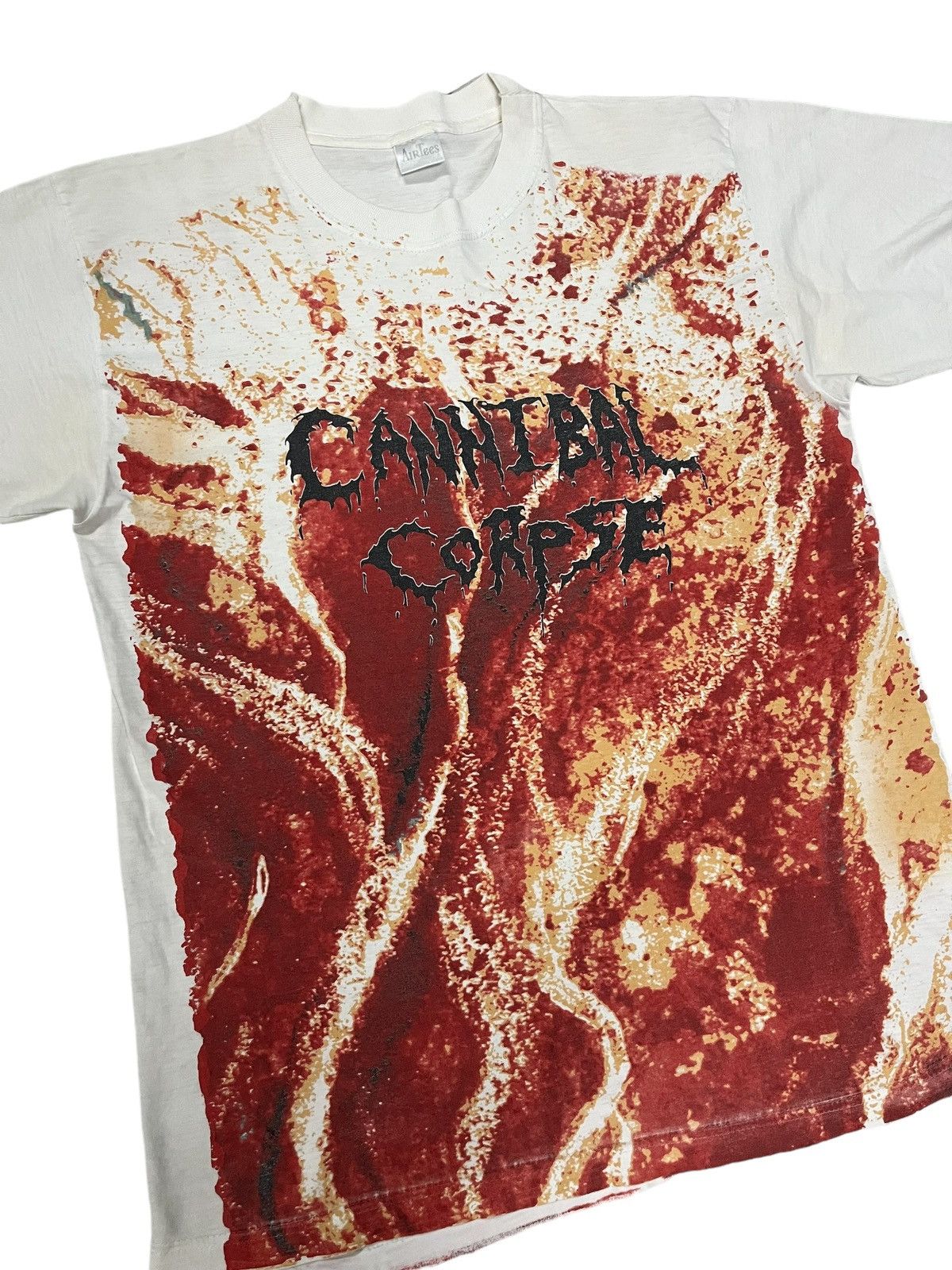 Band Tees Vintage Cannibal Corpse AOP 90s t shirt Size US L / EU 52-54 / 3 - 6 Thumbnail