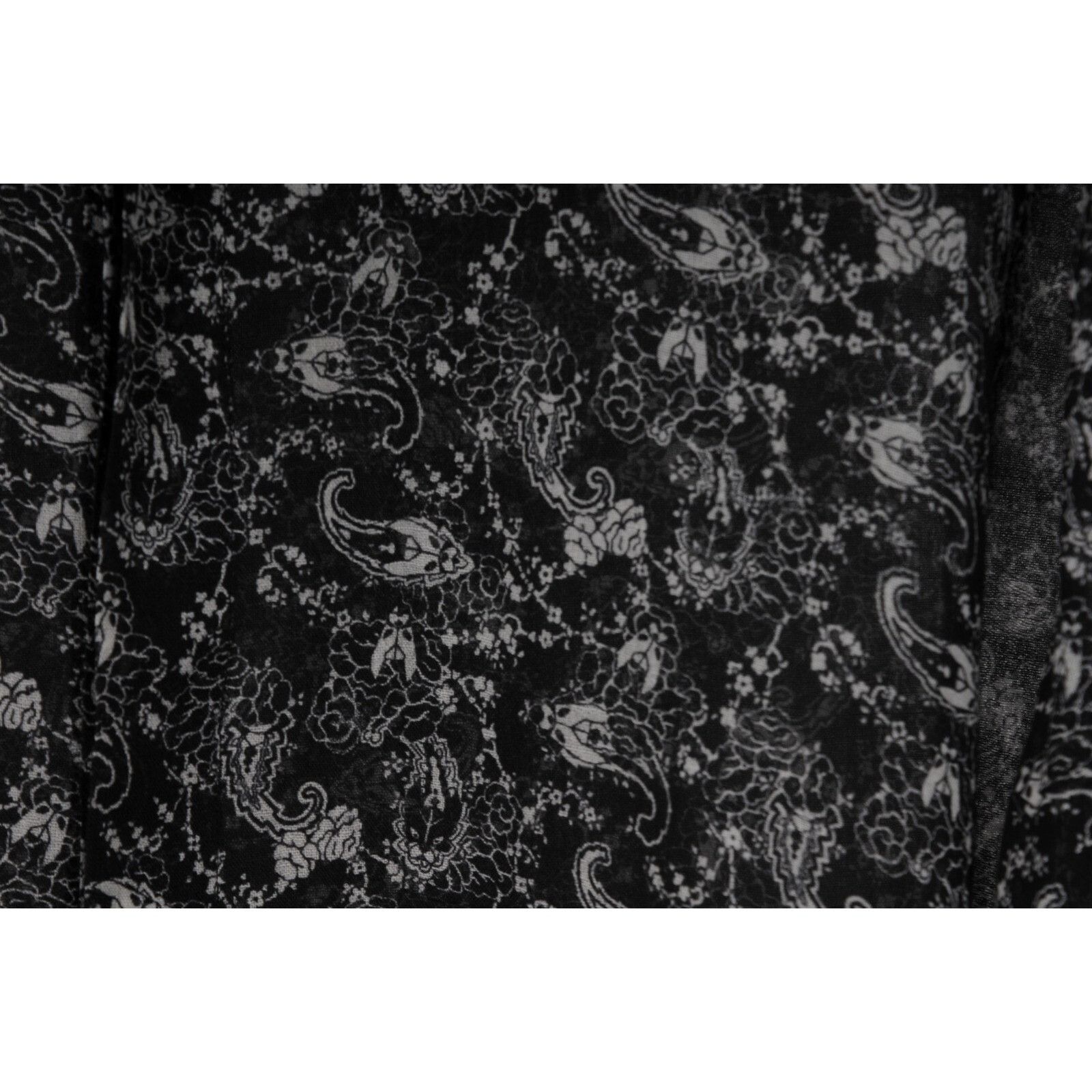 Saint Laurent Paris Paisley Button Down Shirt Size 41 / 16 Black Wool Size US M / EU 48-50 / 2 - 4 Thumbnail
