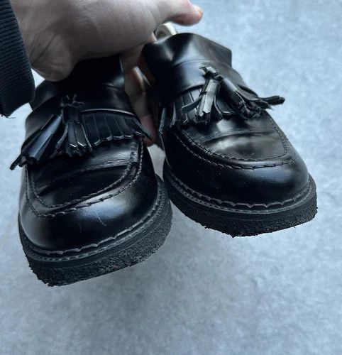 Fred Perry Fred Perry X George Cox Women's Black Tassel Loafer Size US 6 / IT 36 - 7 Thumbnail