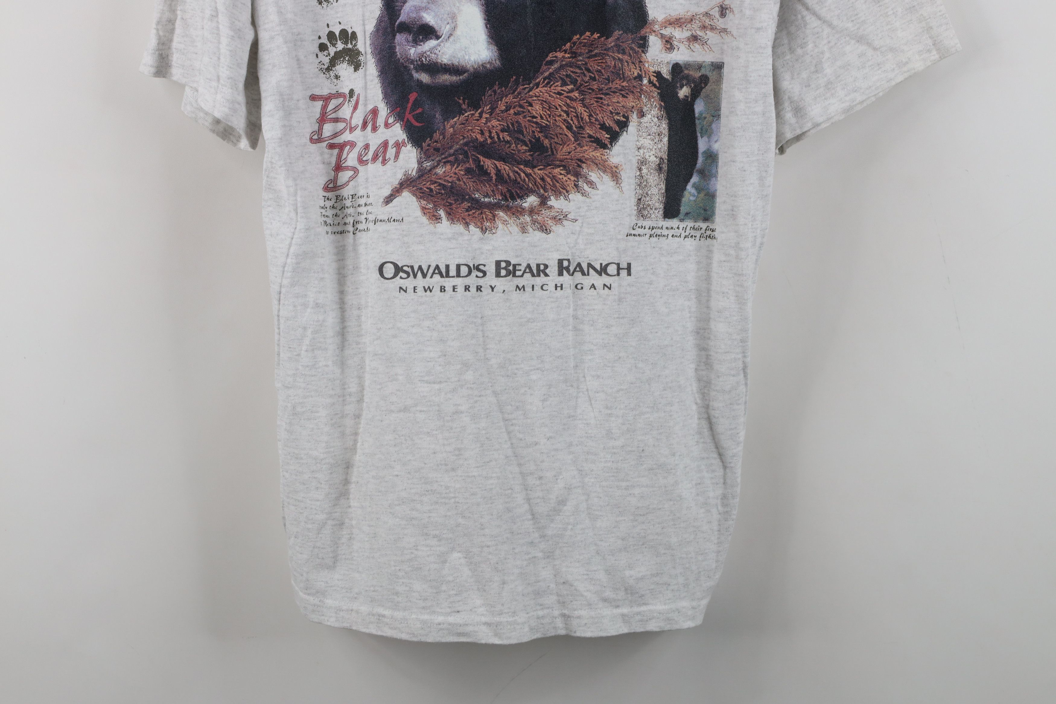 Vintage Vintage 90s Y2K Streetwear Black Bear Short Sleeve T-Shirt Size US S / EU 44-46 / 1 - 3 Thumbnail