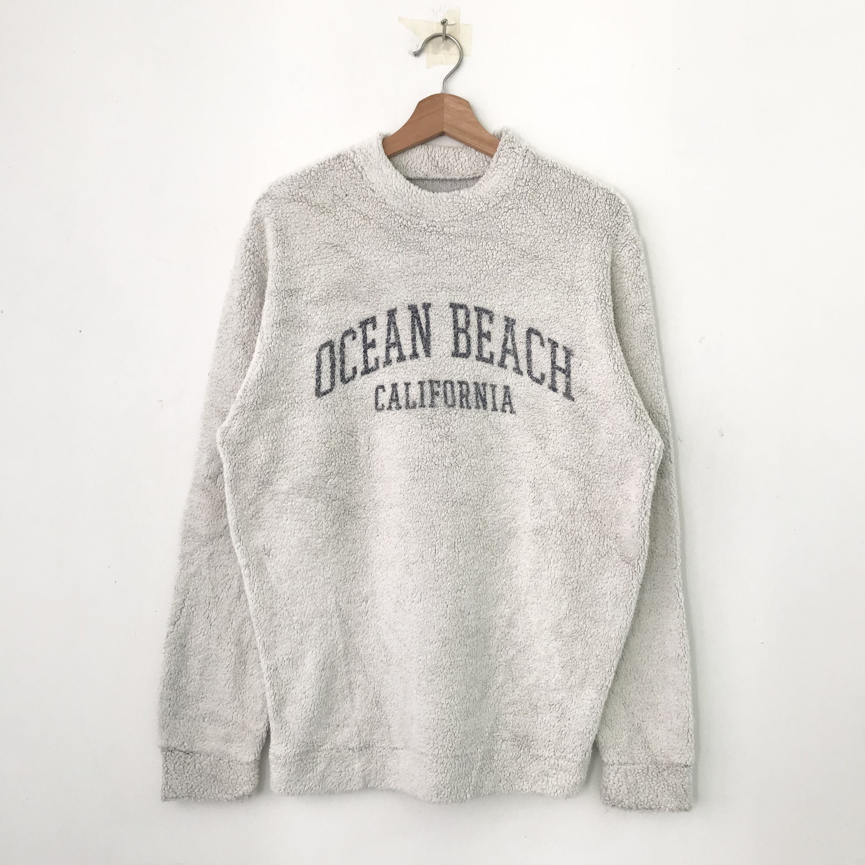 Austin Reed Vintage Ocean Beach Gray Sweatshirt Fleece - 666 Size US M / EU 48-50 / 2 - 1 Thumbnail