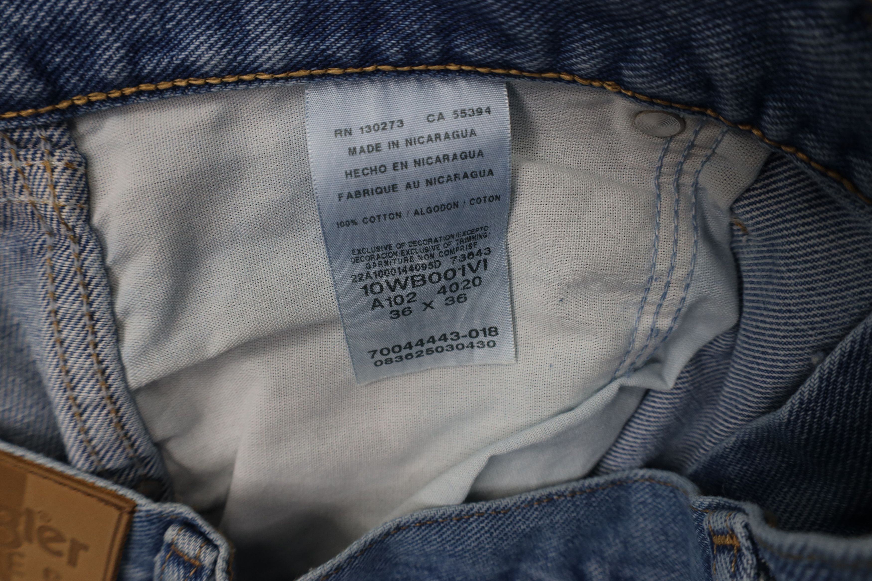 Deadstock Y2K Wrangler Fit Western Bootcut Denim Jeans Blue