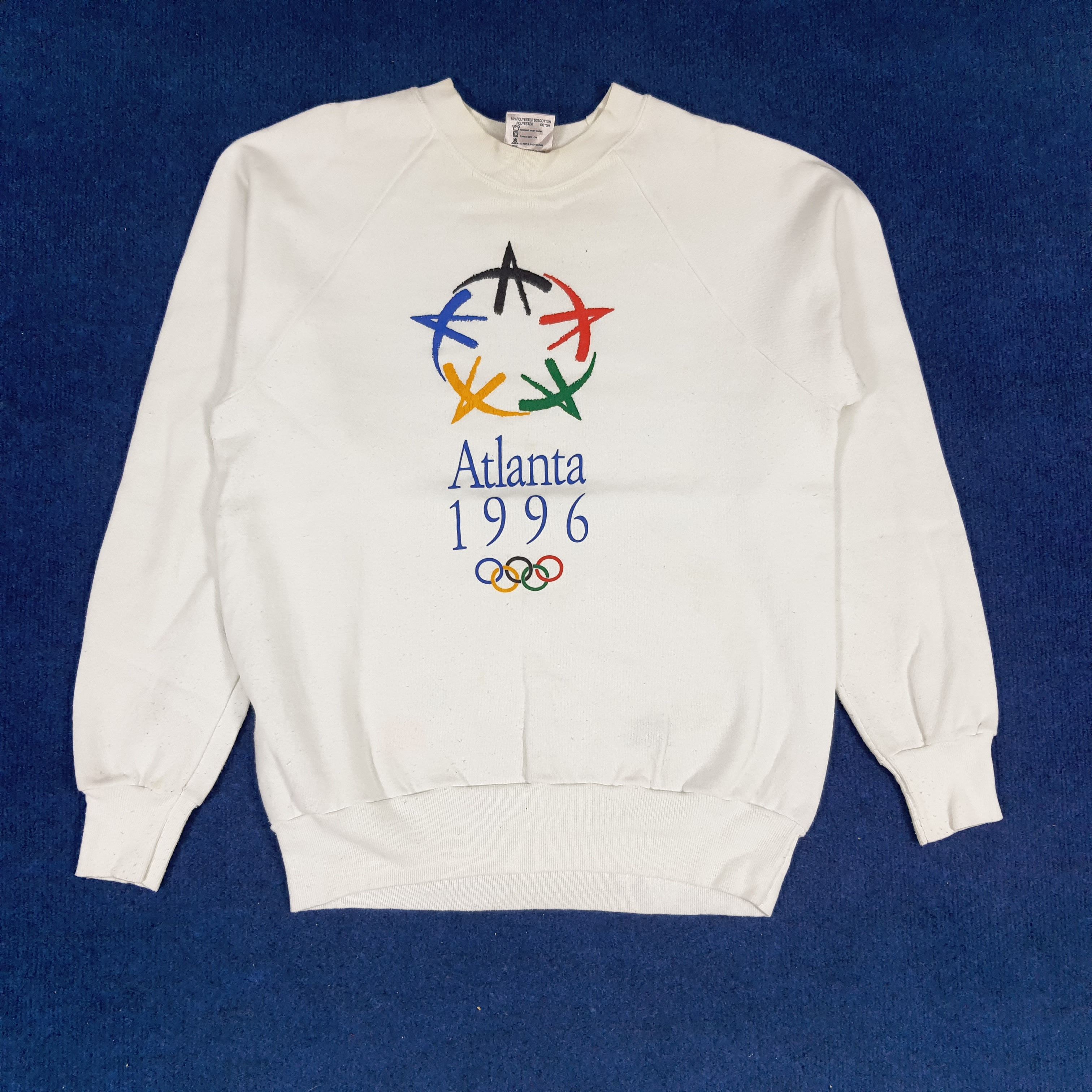 USA Olympics × Vintage Vintage Atlanta 1996 Olympic Sweatshirts Size US S / EU 44-46 / 1 - 1 Thumbnail