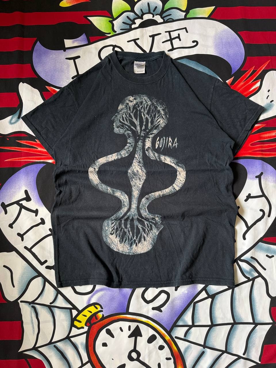 Band Tees × Vintage Vintage Gojira metal band tshirt in black Size M Size US M / EU 48-50 / 2 - 1 Thumbnail